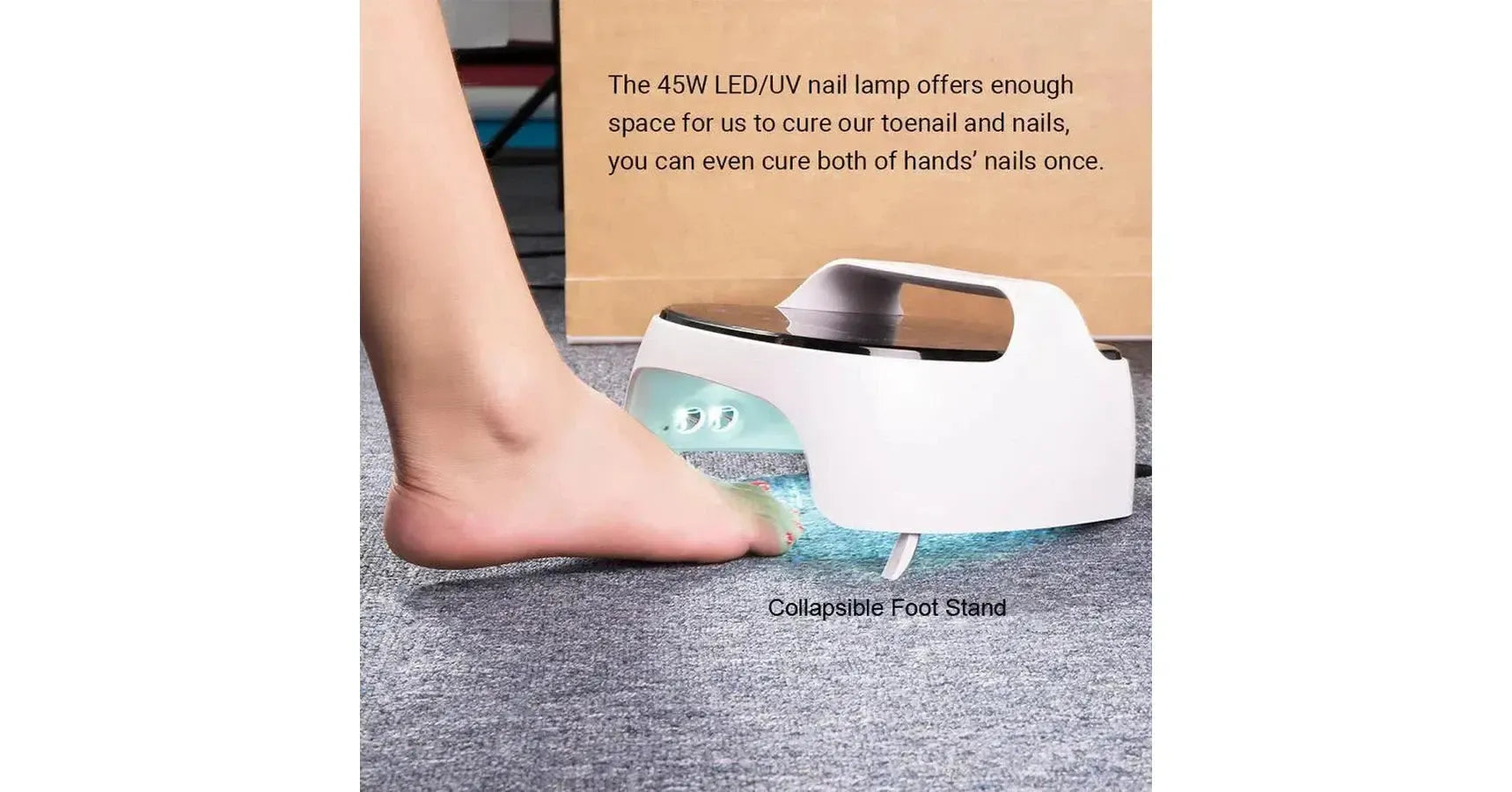 Melodysusie EOS 5 Rechargeable LED/UV Nail Lamp