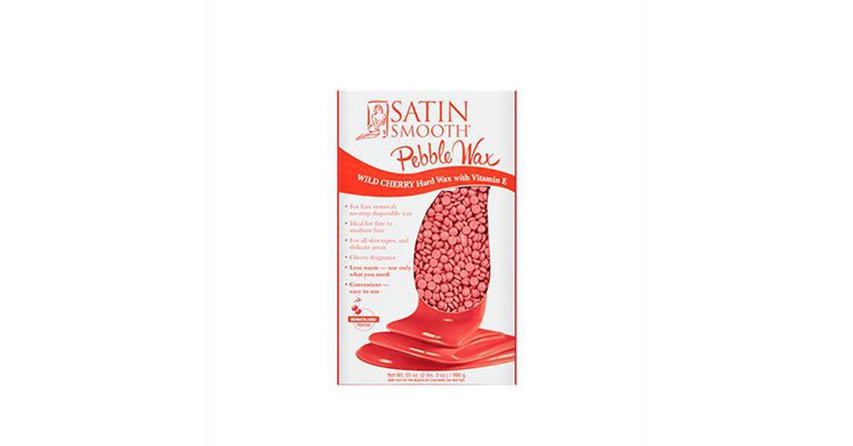 Satin Smooth Wild Cherry Pebble Wax with Vitamin E (35oz)