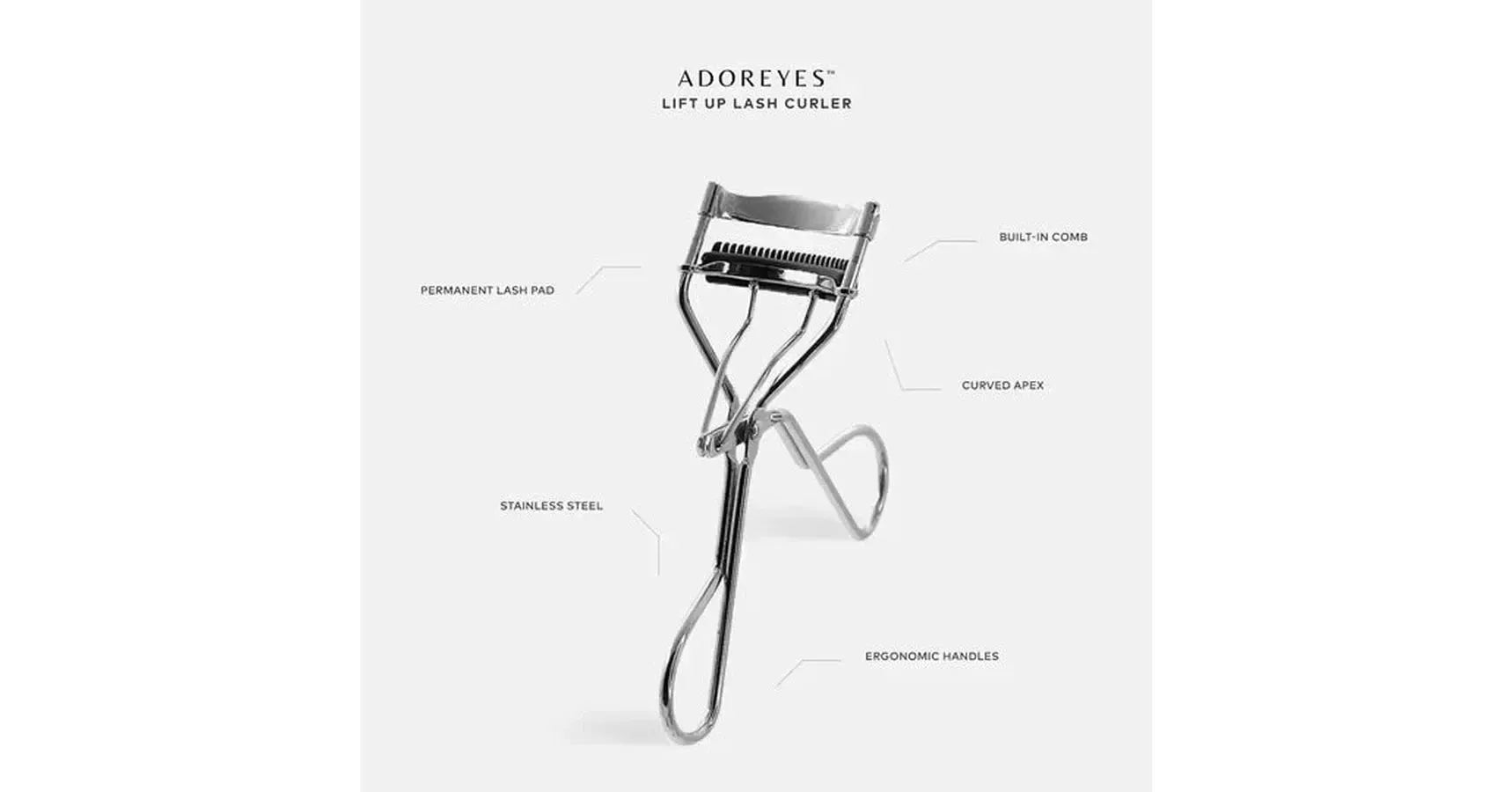 ADOREYES Lift Up Lash Curler with a built-in comb
