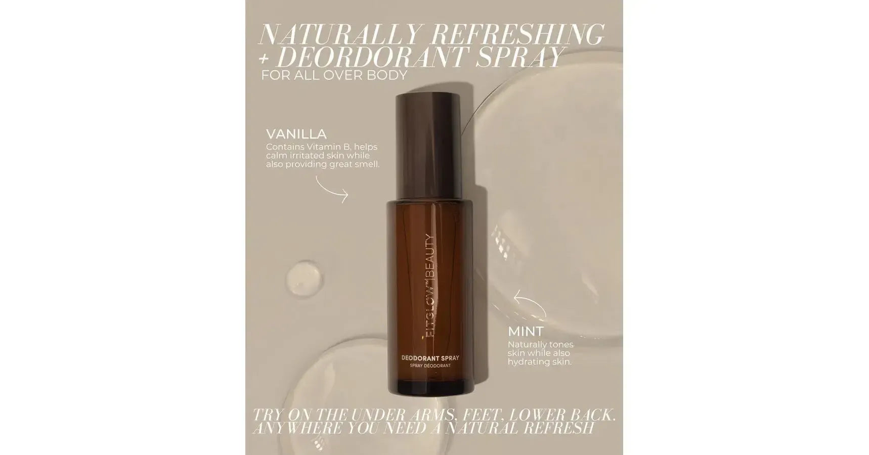 TESTER Fitglow Deodorant Spray (50ml)