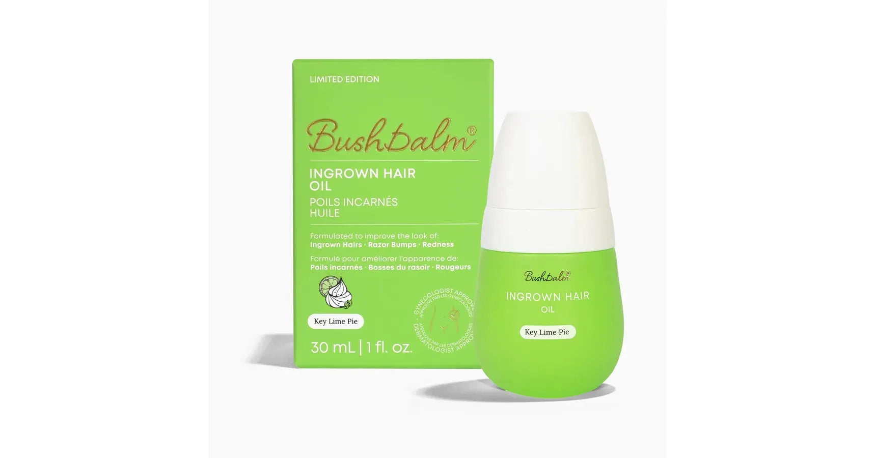 Bushbalm Key Lime Ingrown Hair Oil (30ml)
