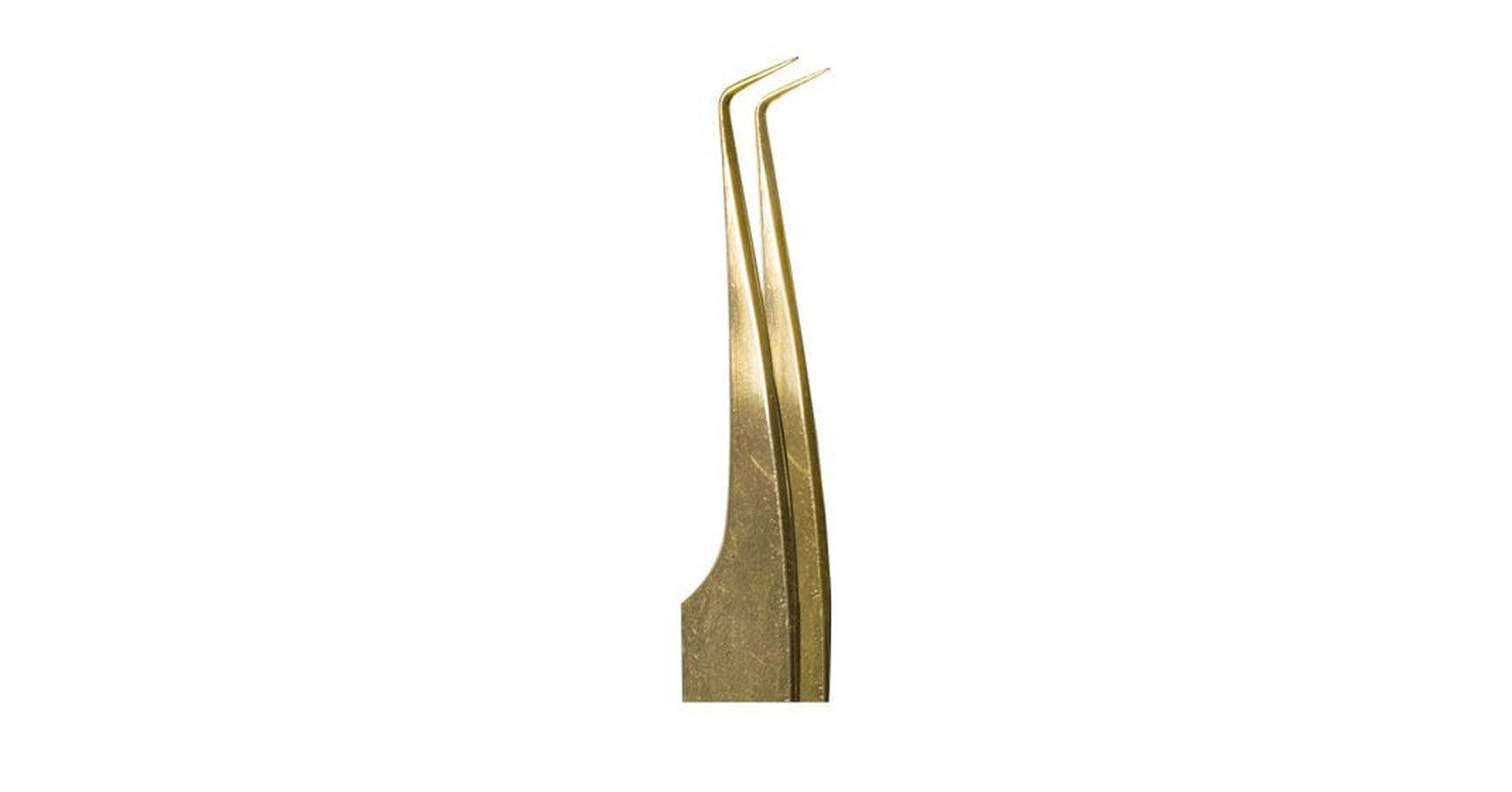 Lash Affair Hot Date - Gold Tweezers (10 degree curve)
