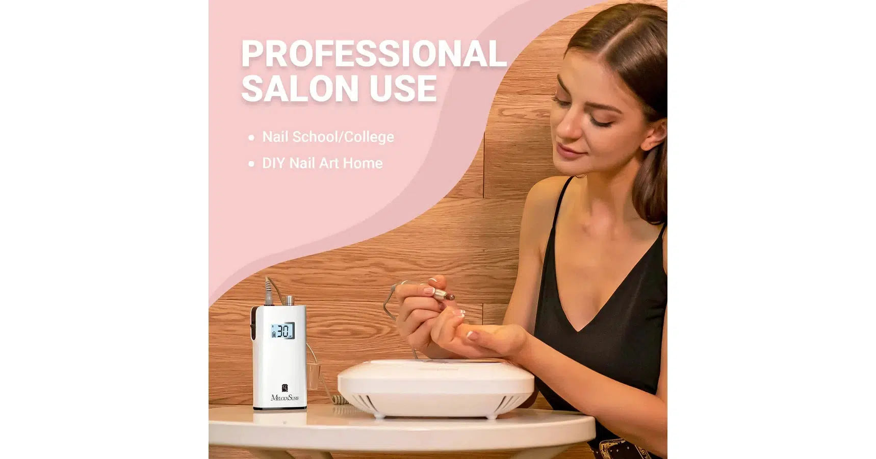 MelodySusie Scamander Rechargeable Nail Drill (white)