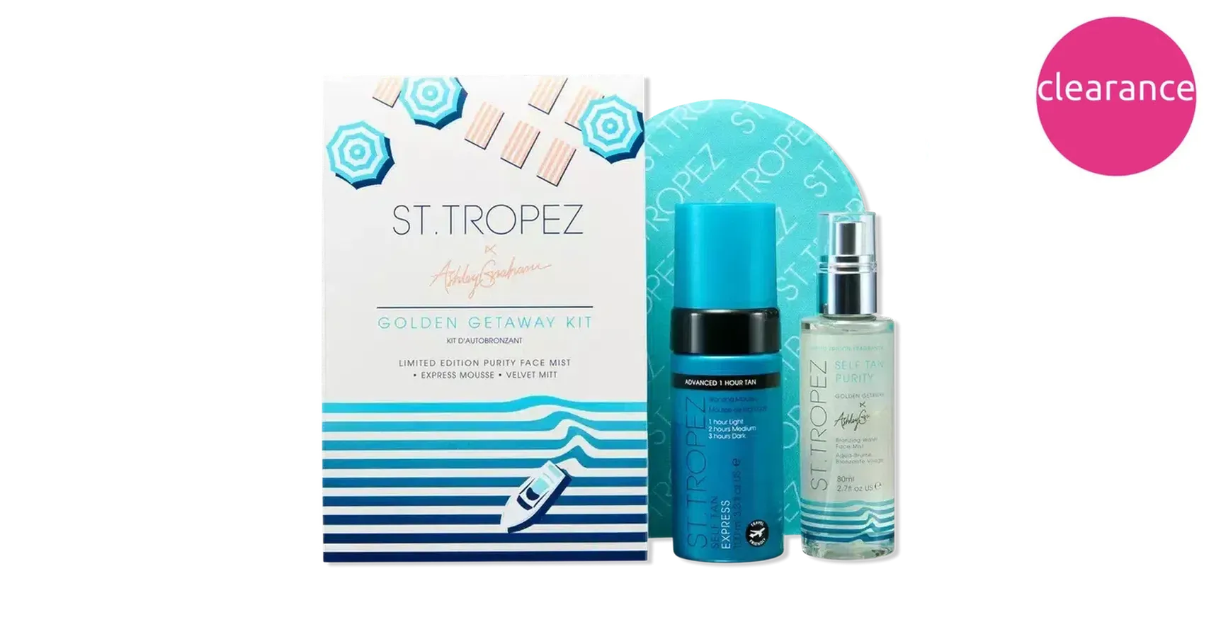 ST.TROPEZ Ashley Graham Golden Getaway Kit - Limited Edition