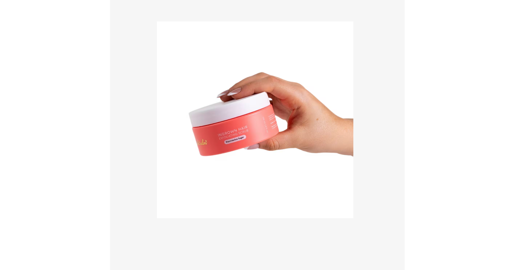 Bushbalm Watermelon Sugar Ingrown Hair Exfoliating Scrub (8oz/236ml)