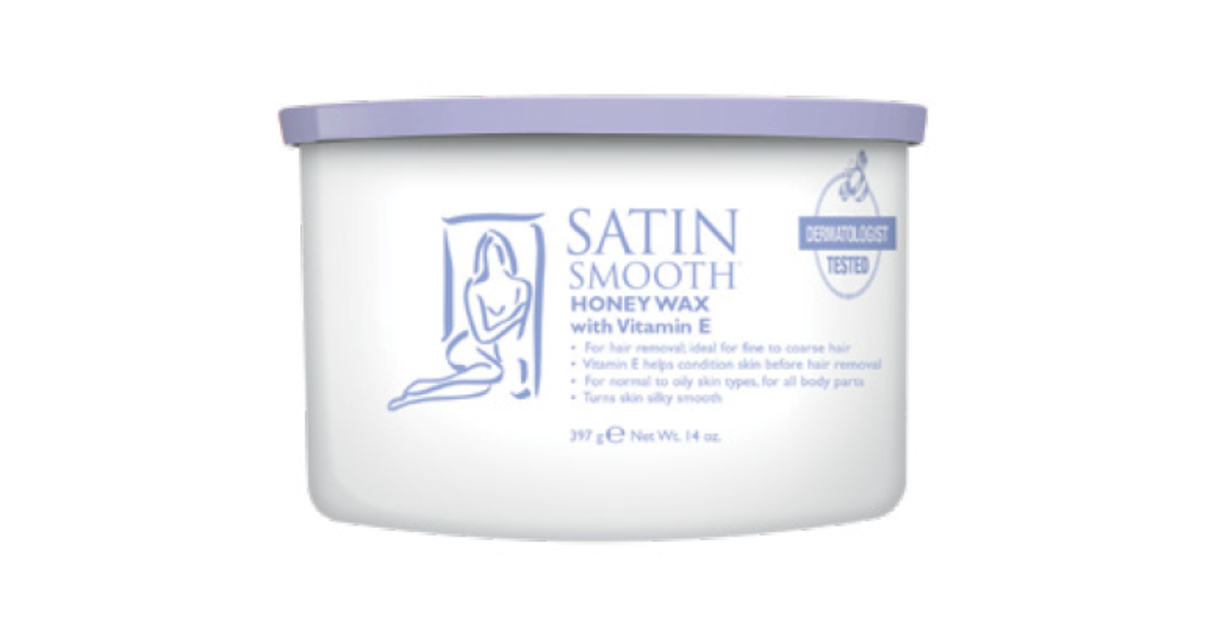 Satin Smooth Honey Wax with Vitamin E (14oz)