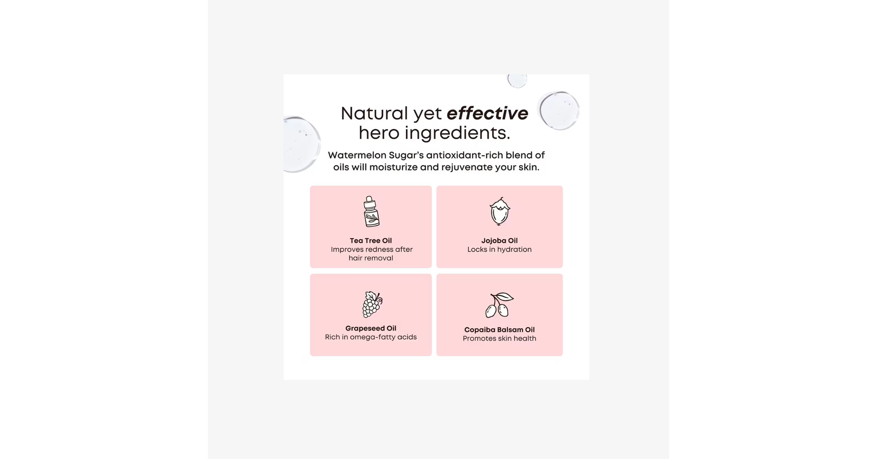 Bushbalm Watermelon Sugar Ingrown Hair Oil (30ml)