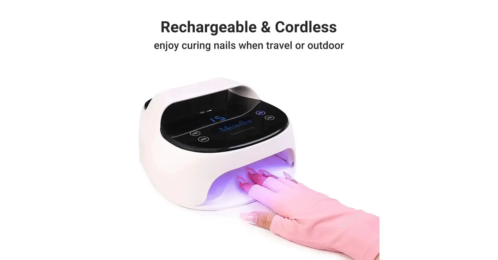 Melodysusie EOS 5 Rechargeable LED/UV Nail Lamp
