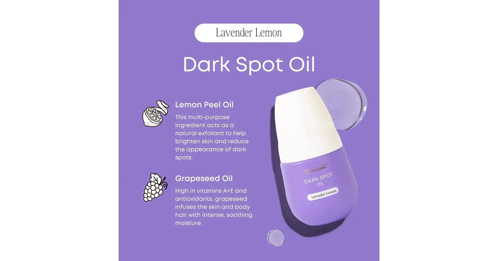 Bushbalm Lavender Lemon Oil Dark Spot (30ml)