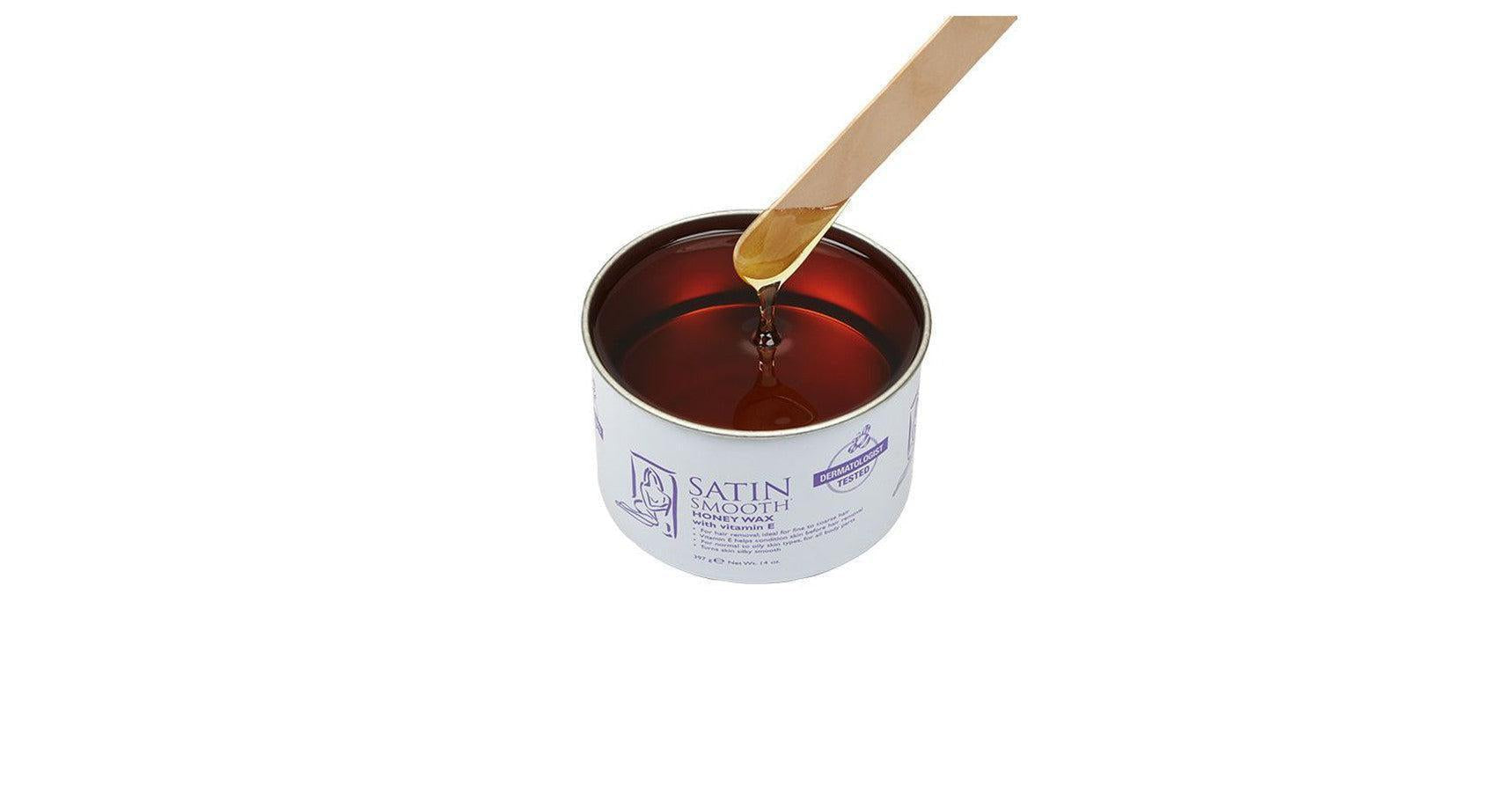 Satin Smooth Honey Wax with Vitamin E (14oz)