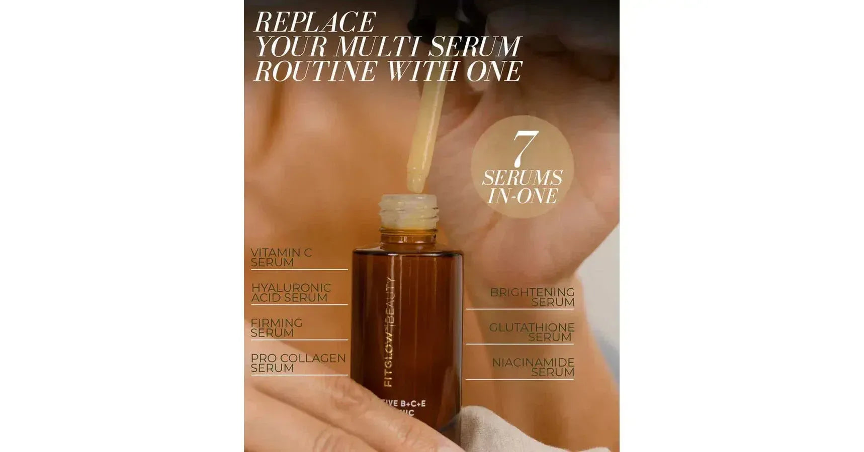 Fitglow Vita Active B+C+E Hyaluronic Super Serum (30ml)