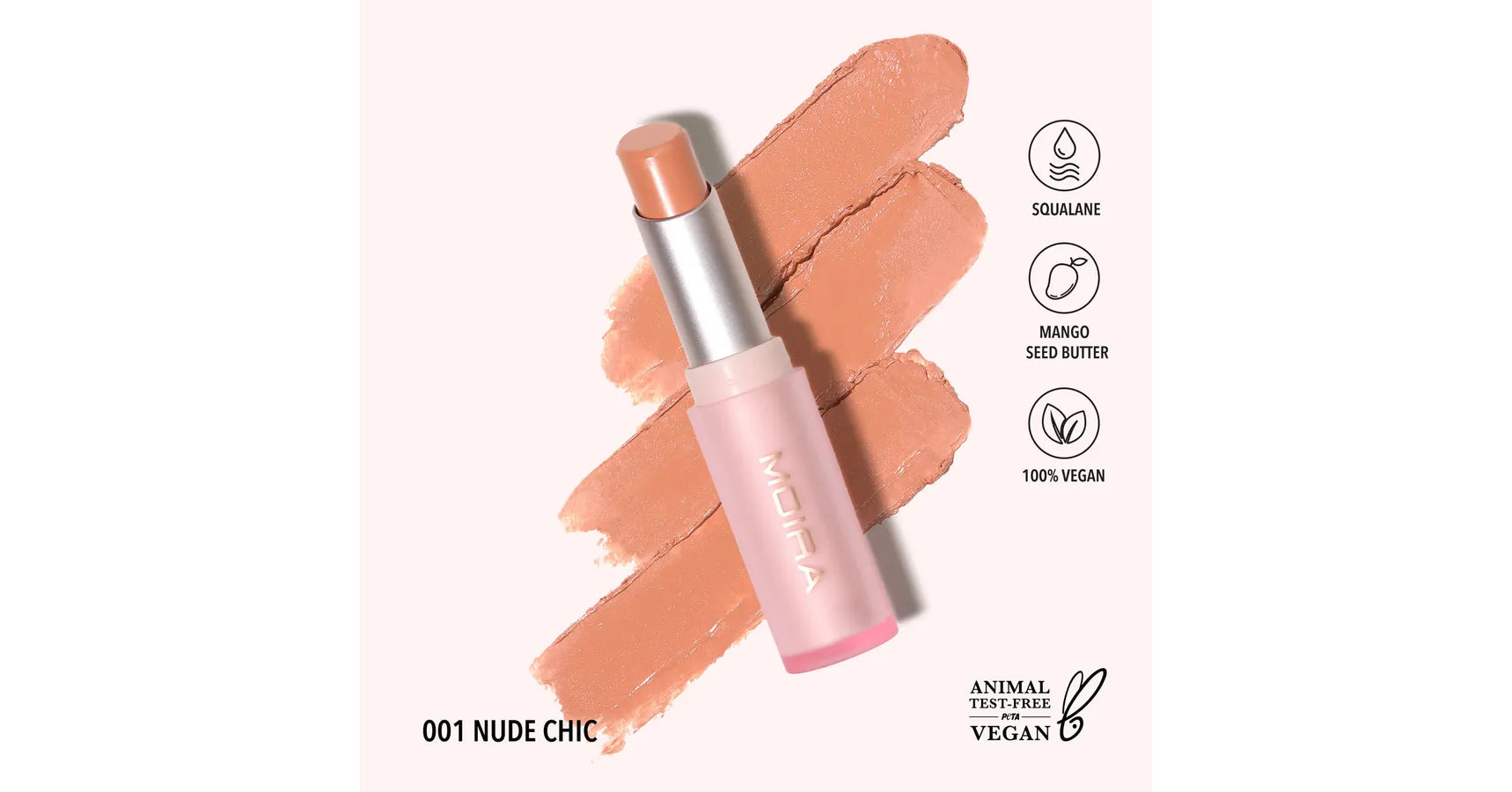 MOIRA Signature Lipstick - Nude Chic