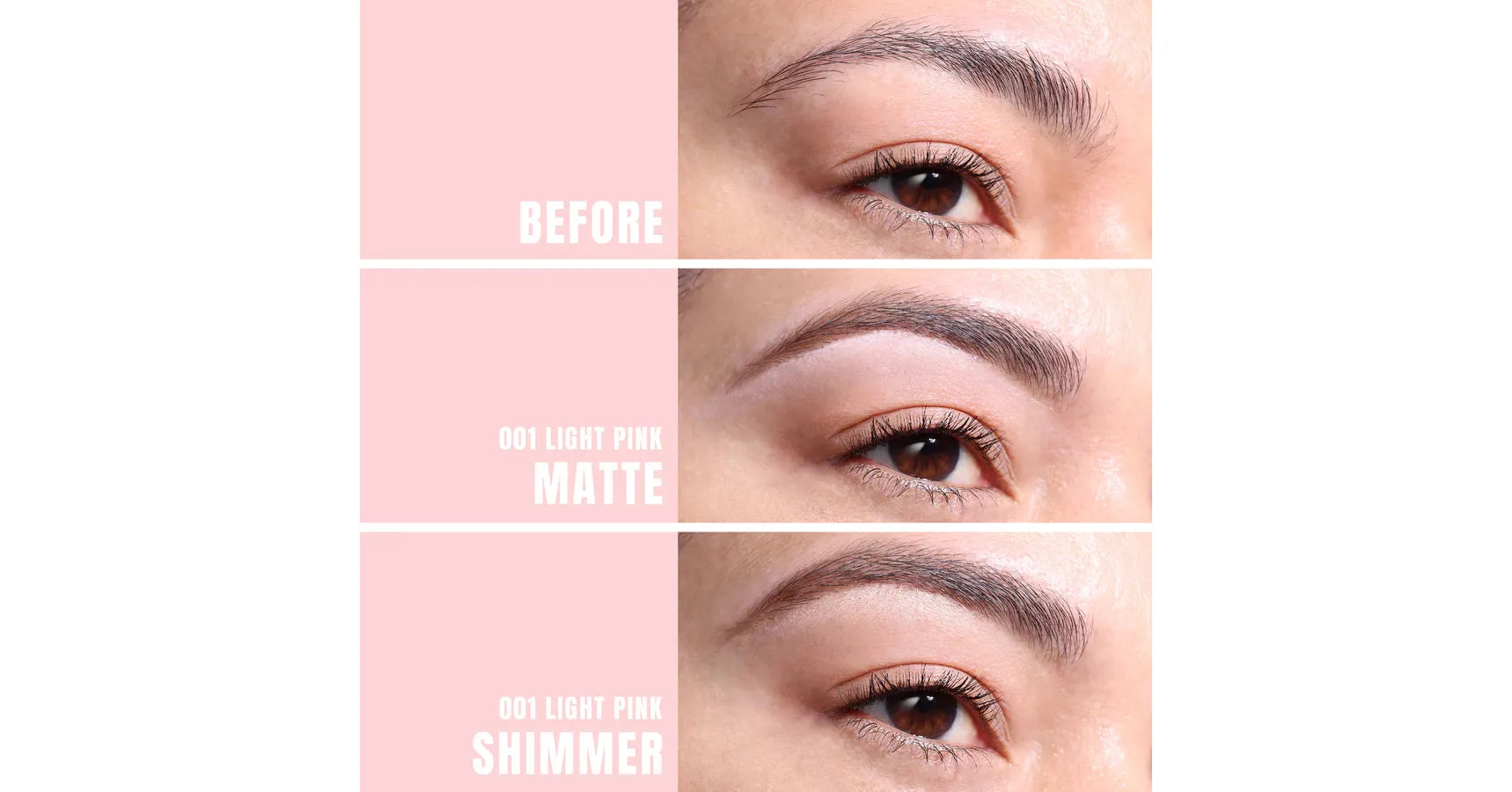 MOIRA Dual Brow Highlighter - Light Pink