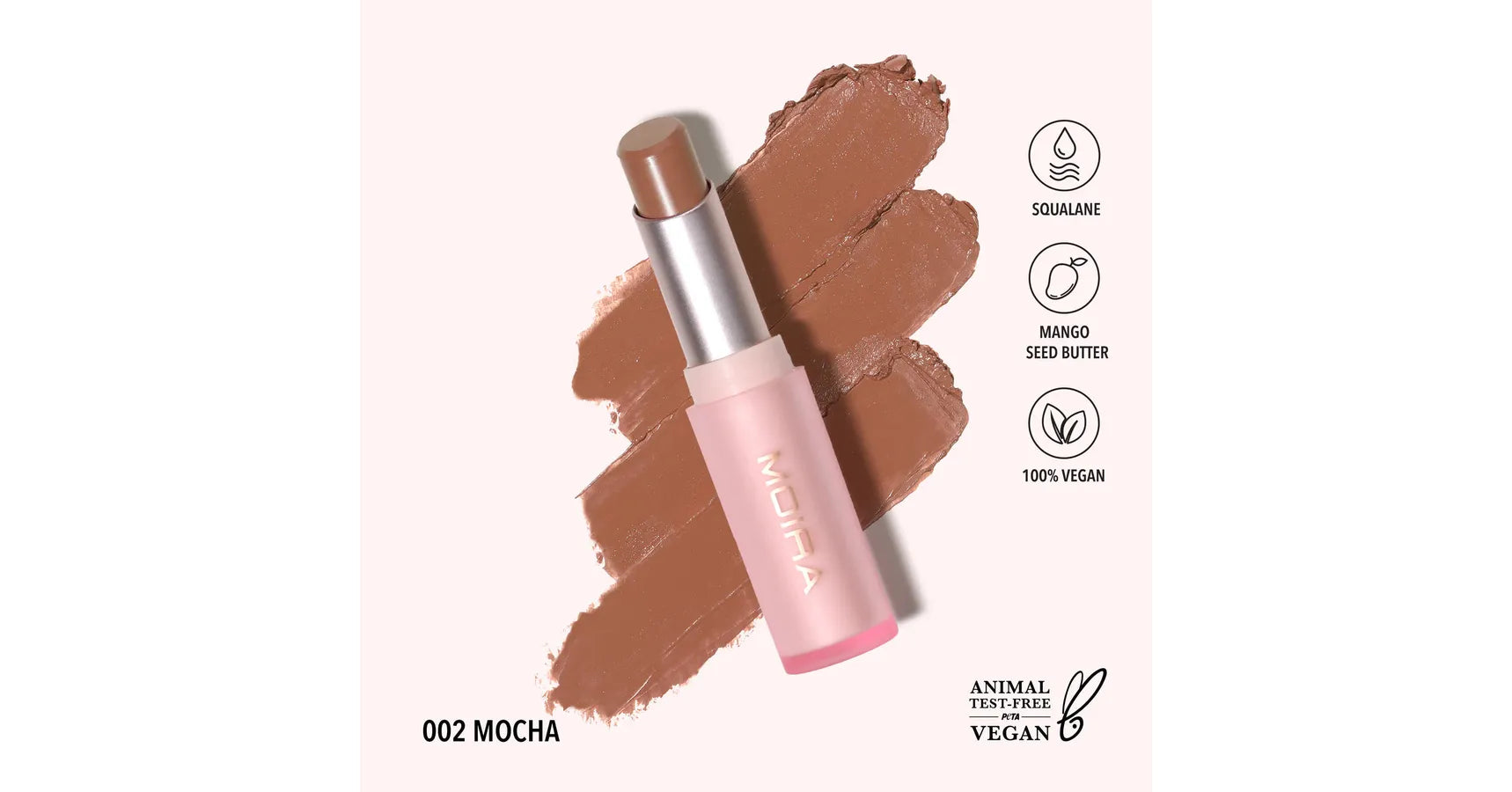 MOIRA Signature Lipstick - Mocha