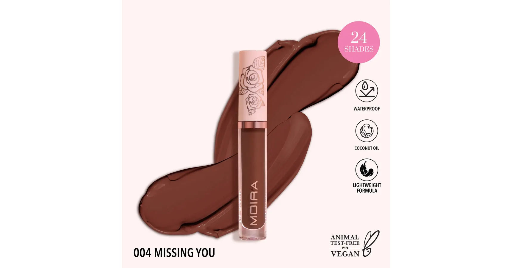 MOIRA Lip Divine Liquid Lipstick - Missing You
