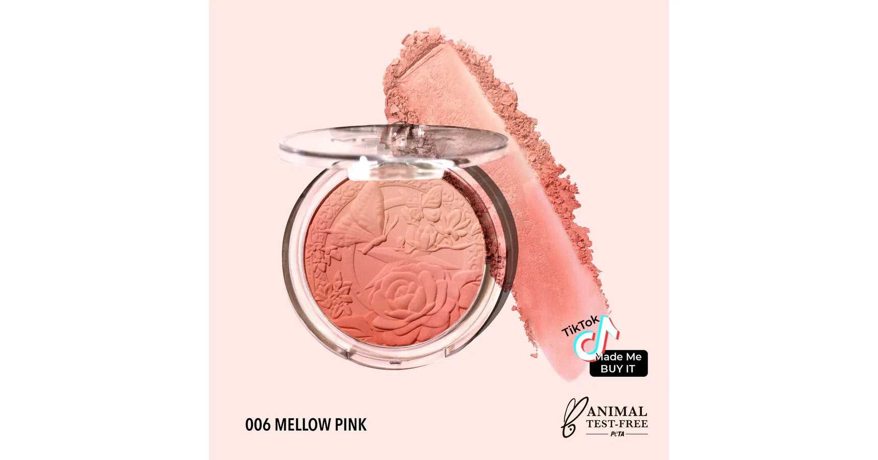 MOIRA Signature Ombre Blush Mellow Pink (0.317oz/9g)