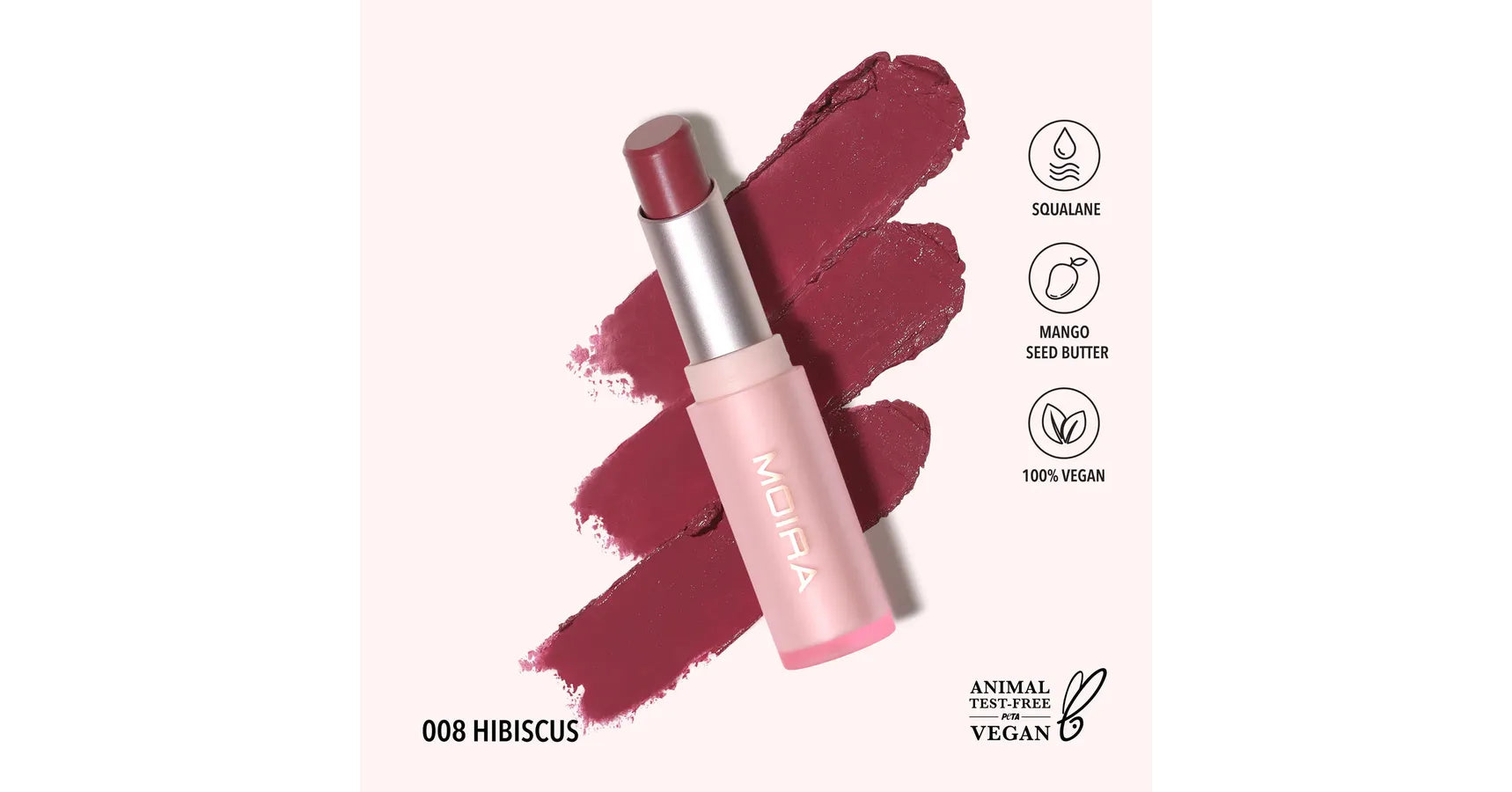 MOIRA Signature Lipstick - Hibiscus