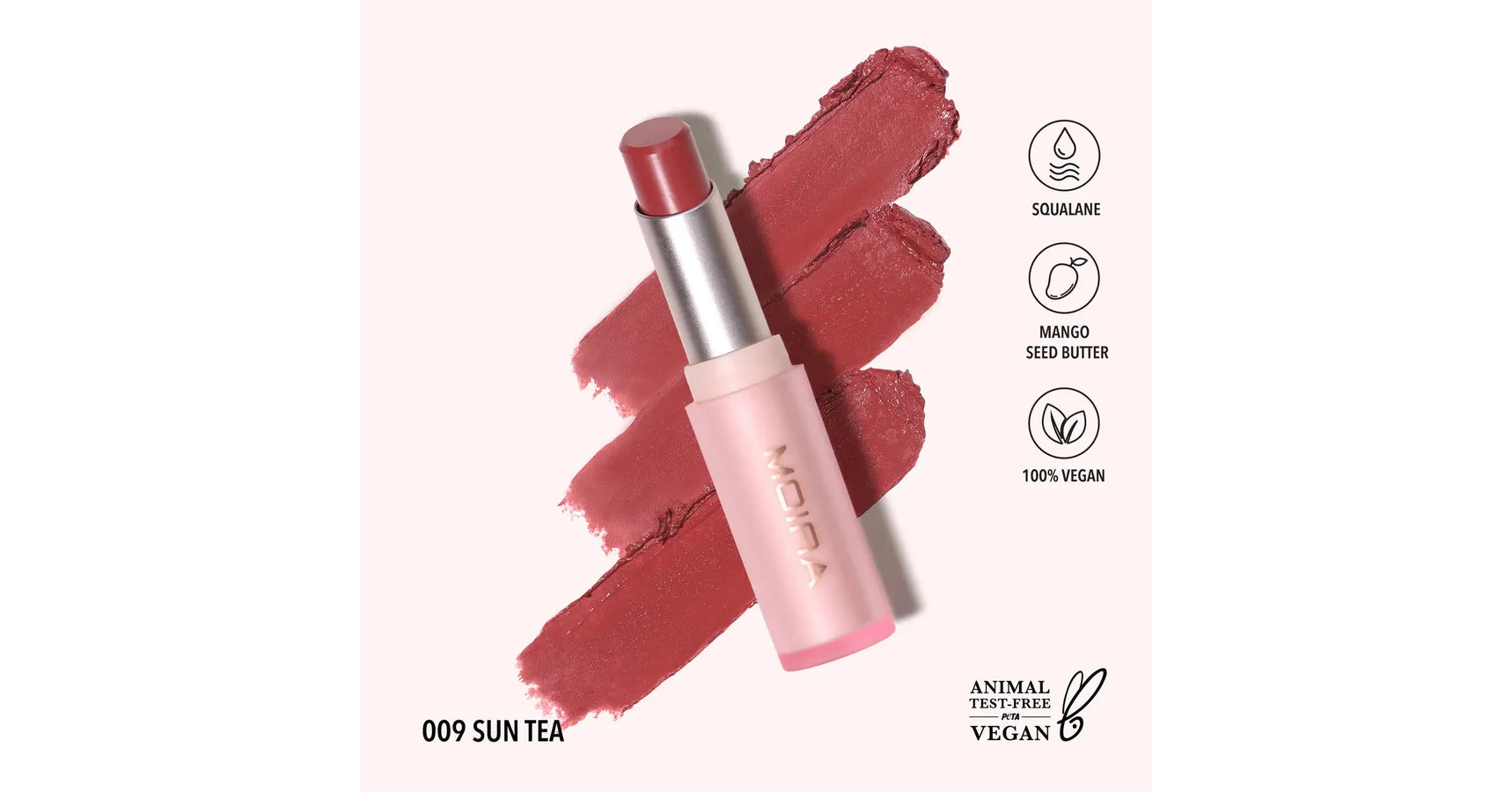 MOIRA Signature Lipstick - Sun Tea