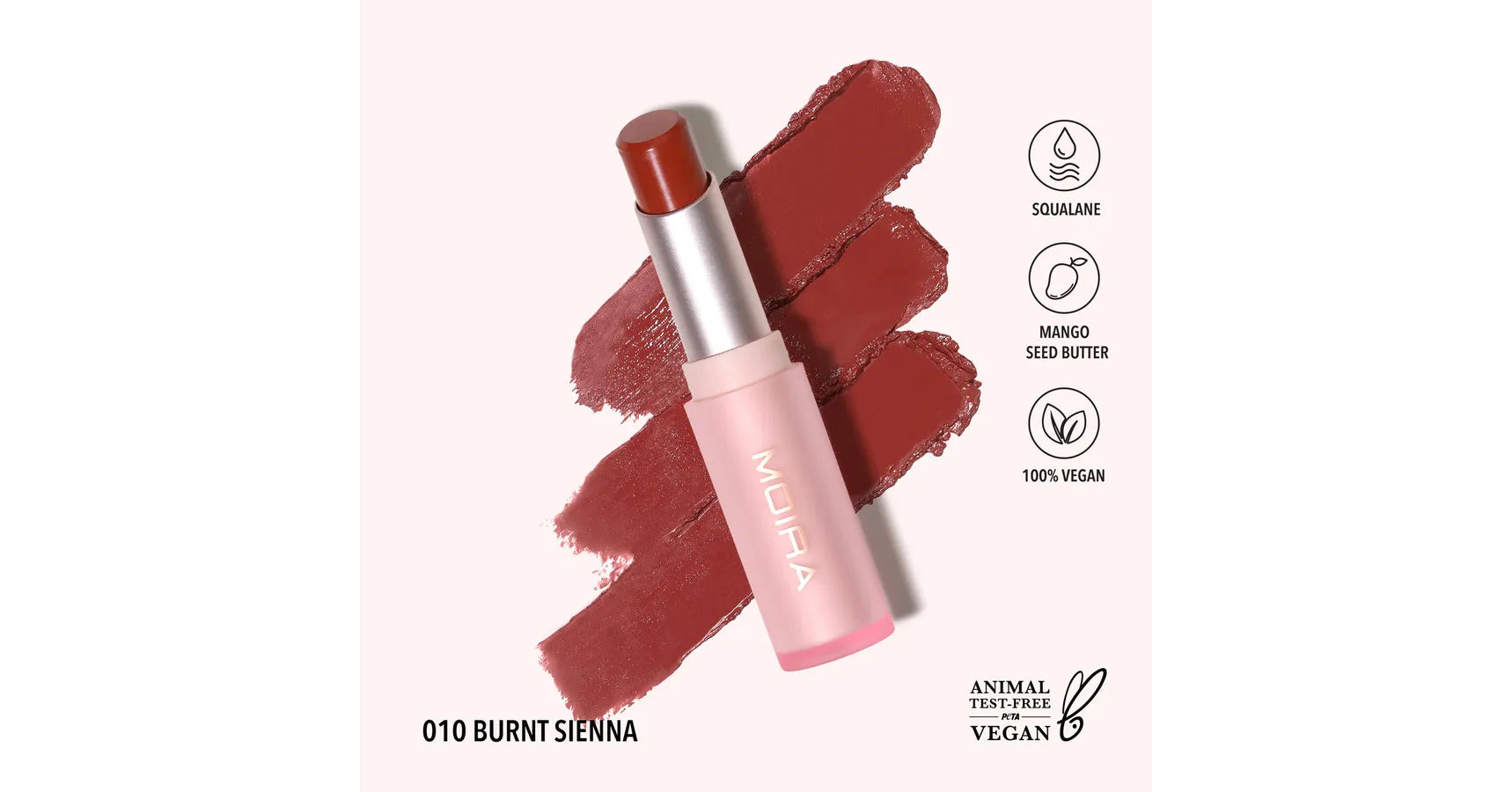 MOIRA Signature Lipstick - Burnt Sienna