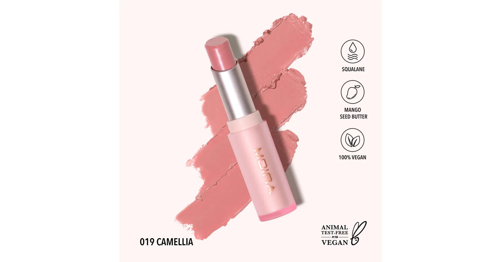 MOIRA Signature Lipstick - Camellia