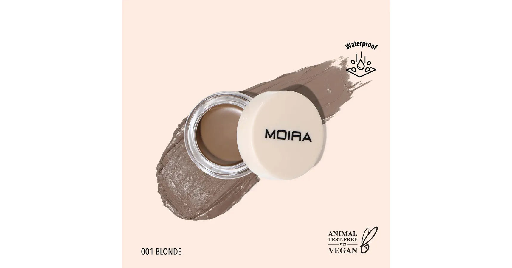 MOIRA Define & Sculpt Brow Pomade - Blonde