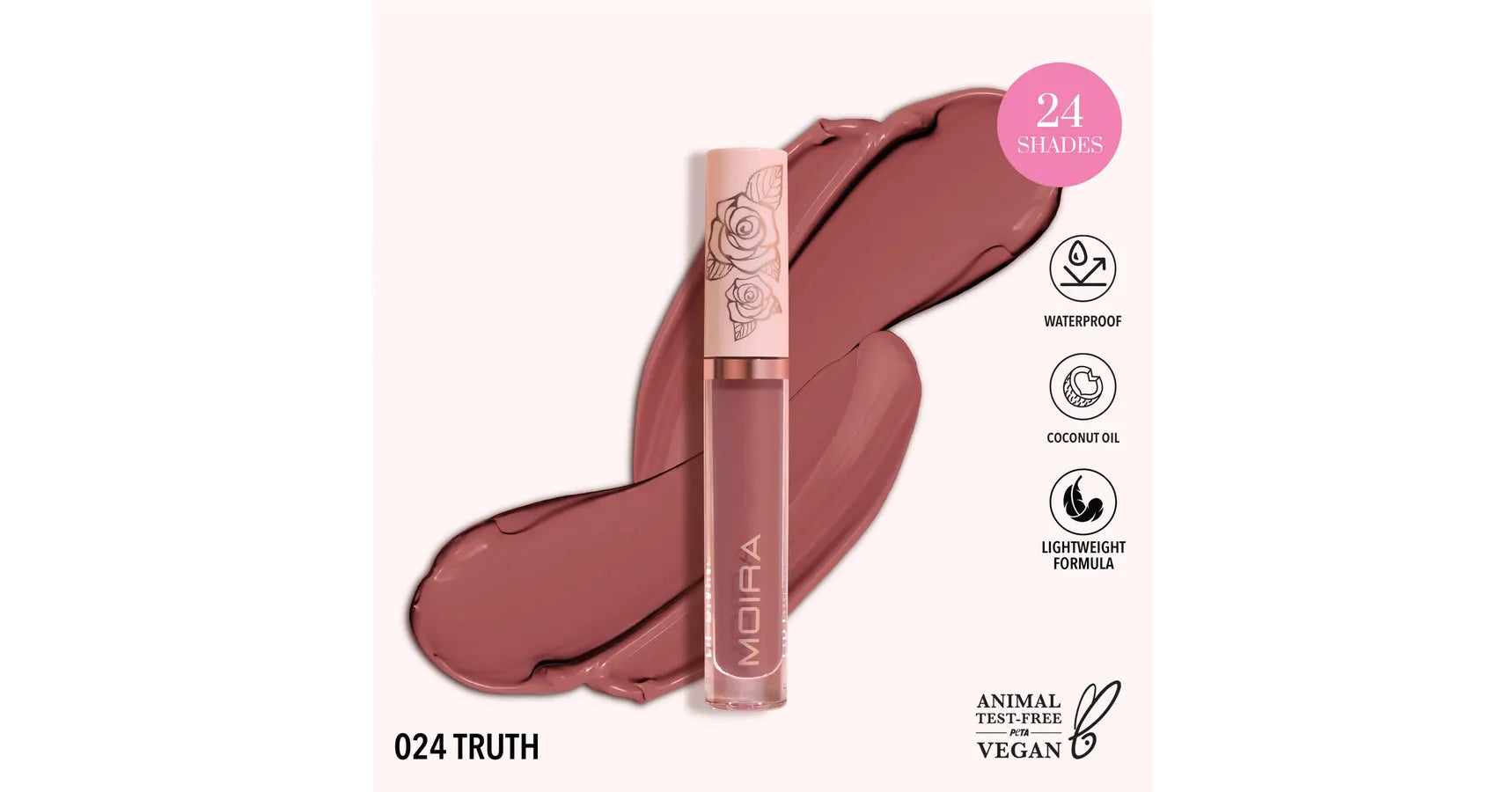 MOIRA Lip Divine Liquid Lipstick - Truth