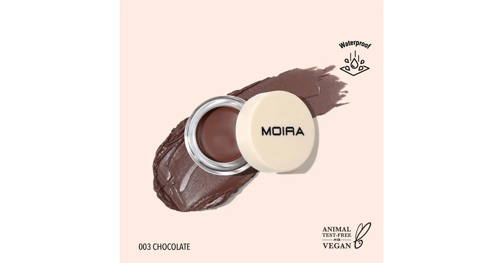 MOIRA Define & Sculpt Brow Pomade - Chocolate