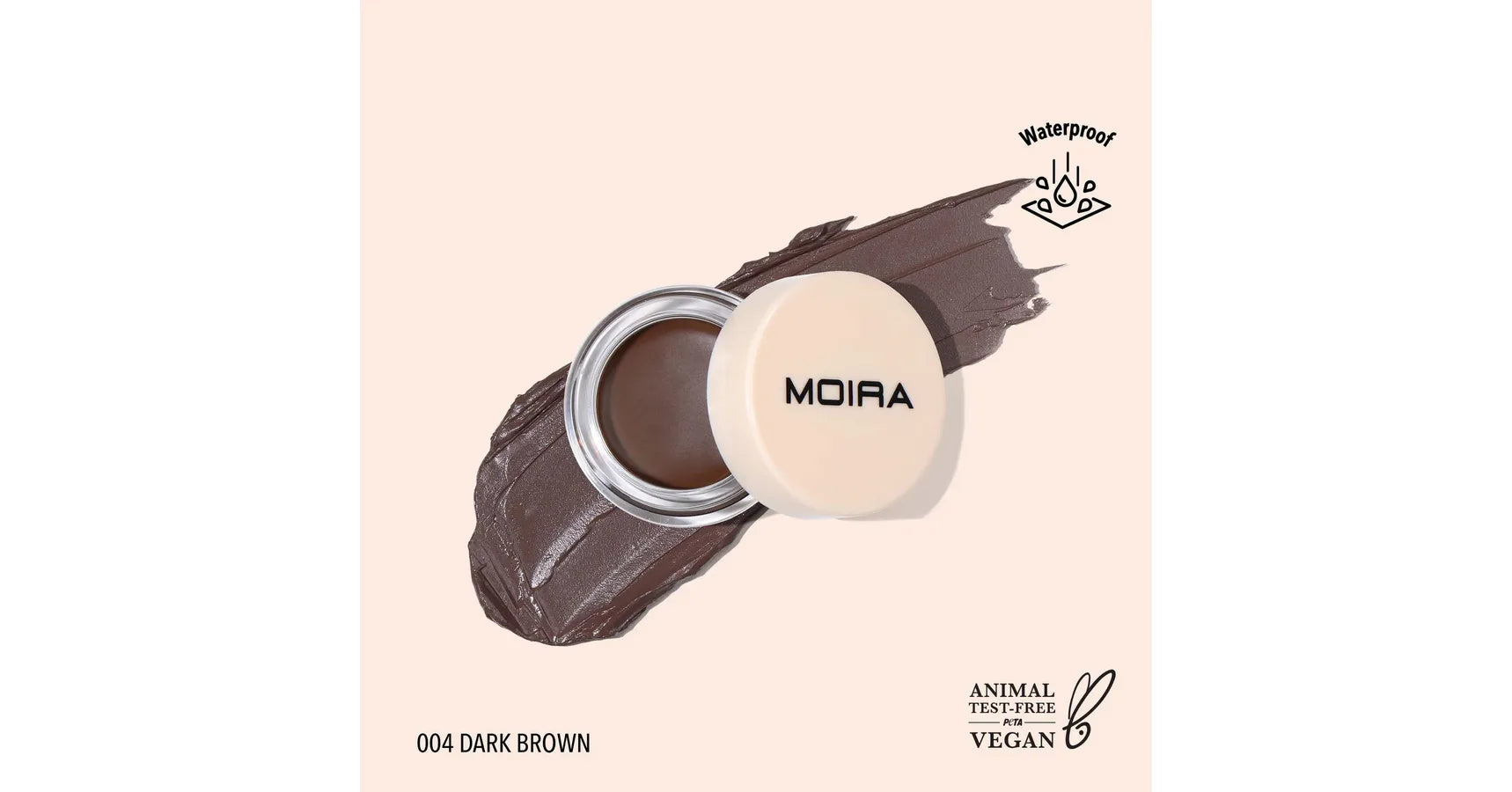 MOIRA Define & Sculpt Brow Pomade - Dark Brown