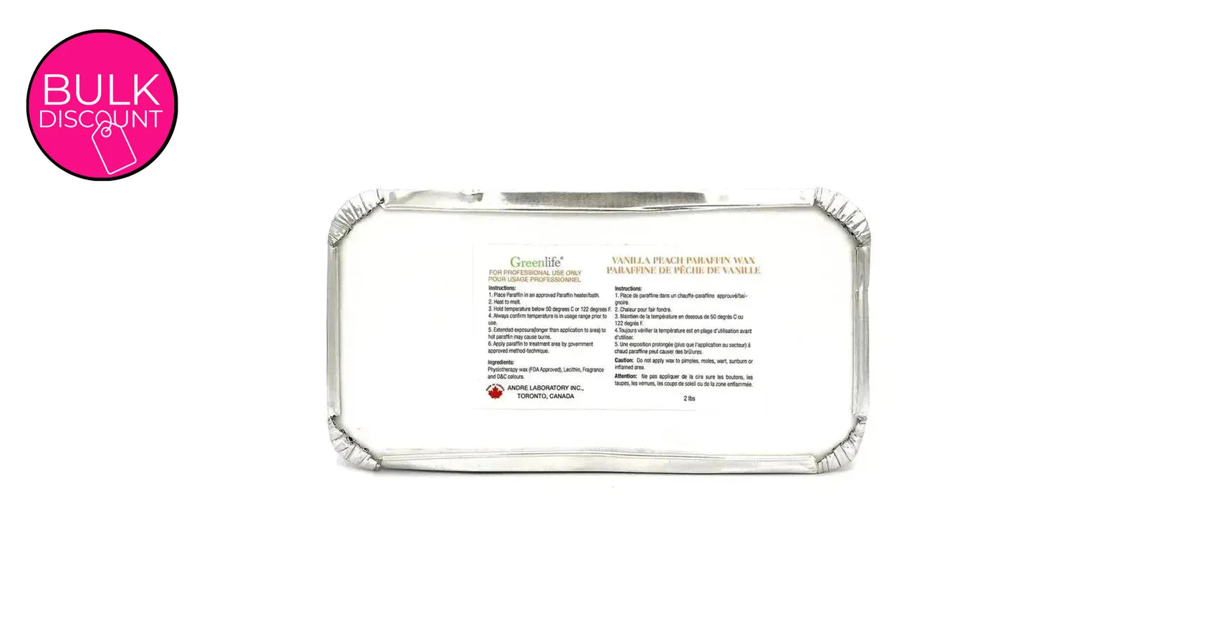Paraffin Wax - Vanilla Peach (1kg block)