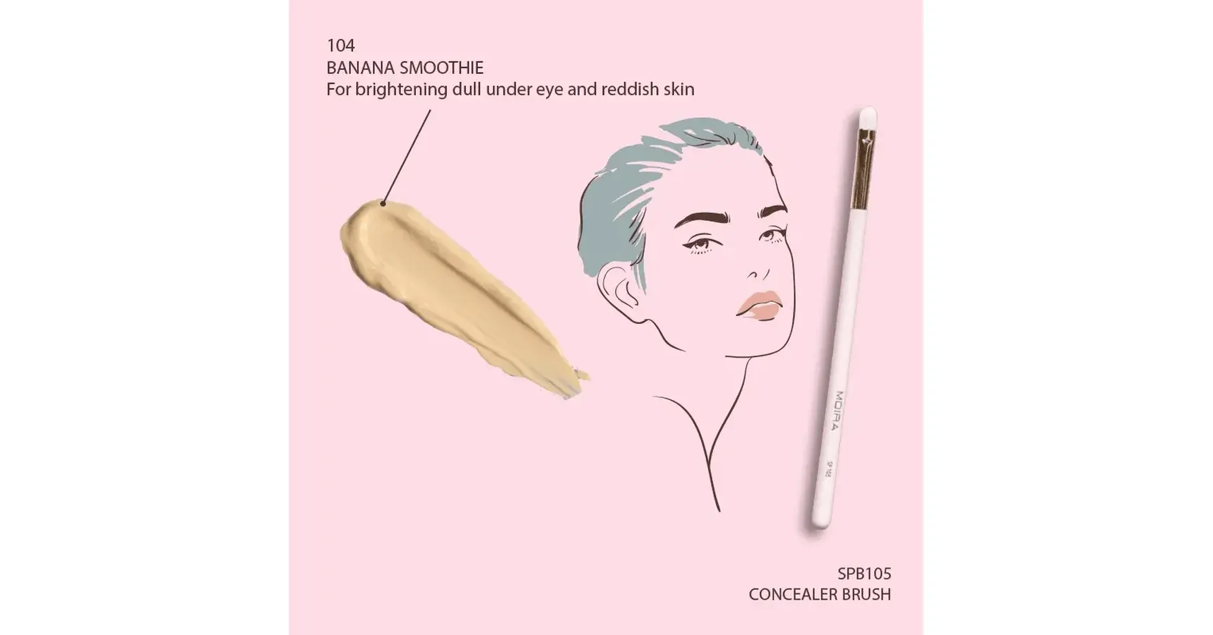 MOIRA Lavish Color Correcting Concealer - Banana Smoothie