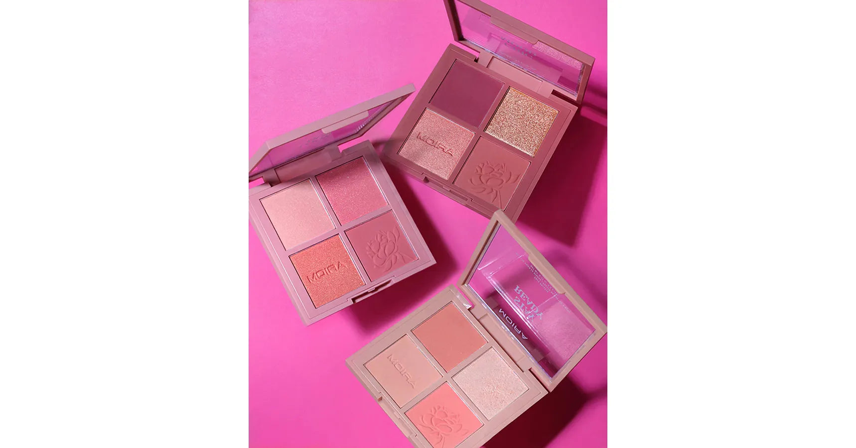 MOIRA Chic Mood Face Palette (0.17oz/4.8g x 4 color)