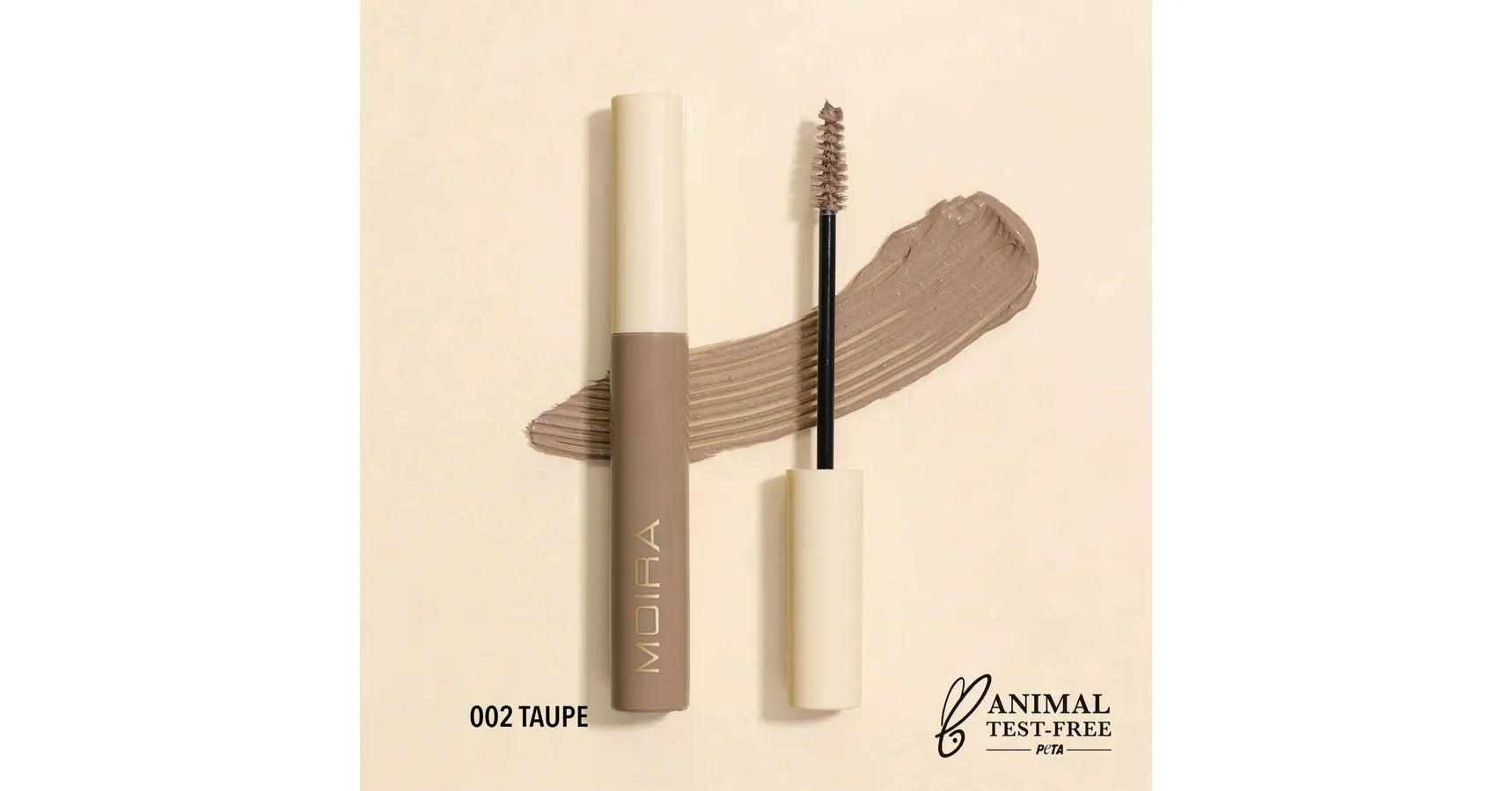 MOIRA Brow Defying Mascara - Taupe