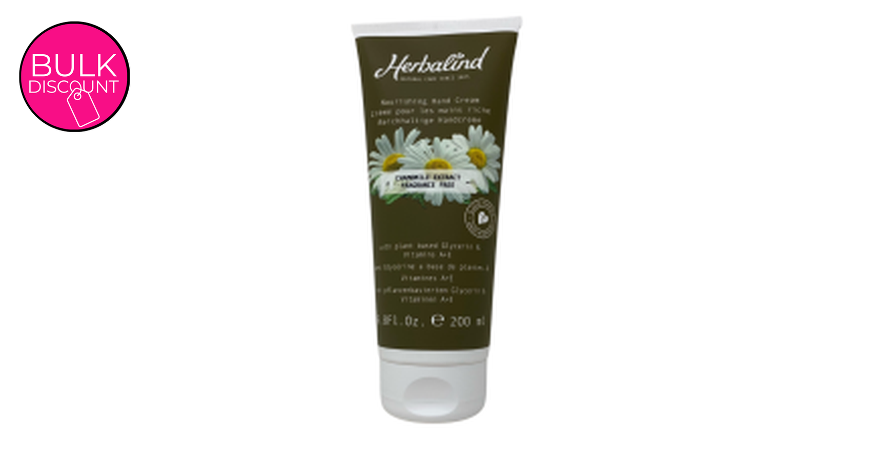 Herbalind Glycerin Hand Cream Fragrance-Free (200ml)