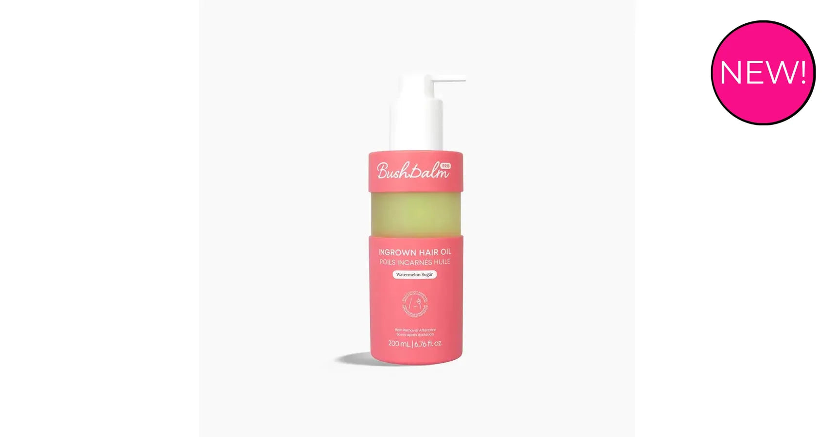 Bushbalm Watermelon Sugar Oil Ingrown Hair - backbar (200ml)