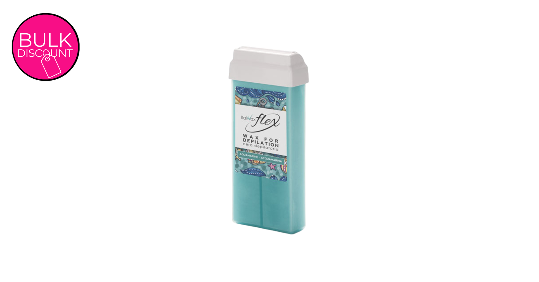 Italwax Flex Aquamarine Large Roller (100ml)