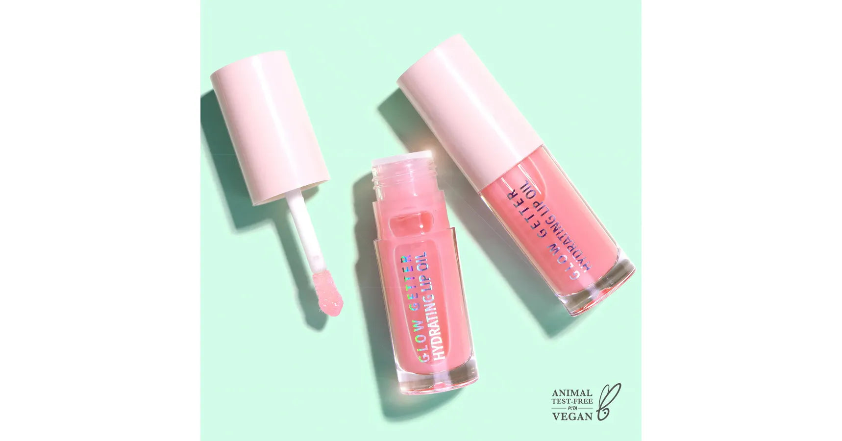 MOIRA Glow Getter Hydrating Lip Oil - Bubble Pink