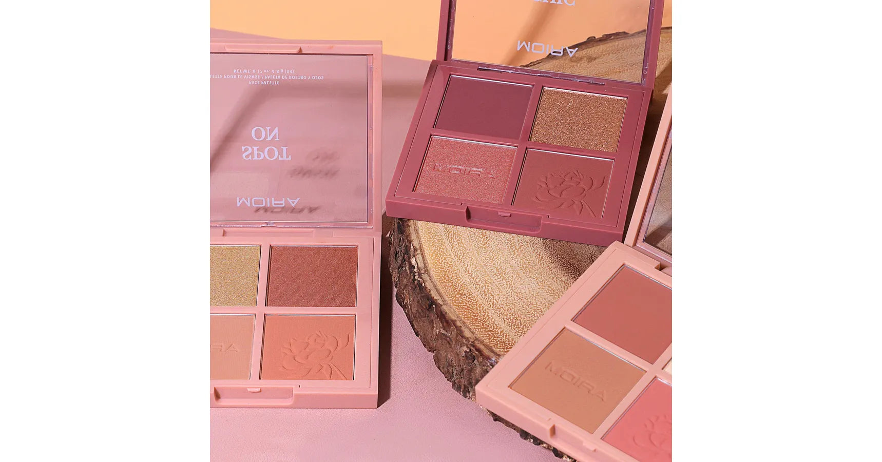 MOIRA Chic Mood Face Palette (0.17oz/4.8g x 4 color)