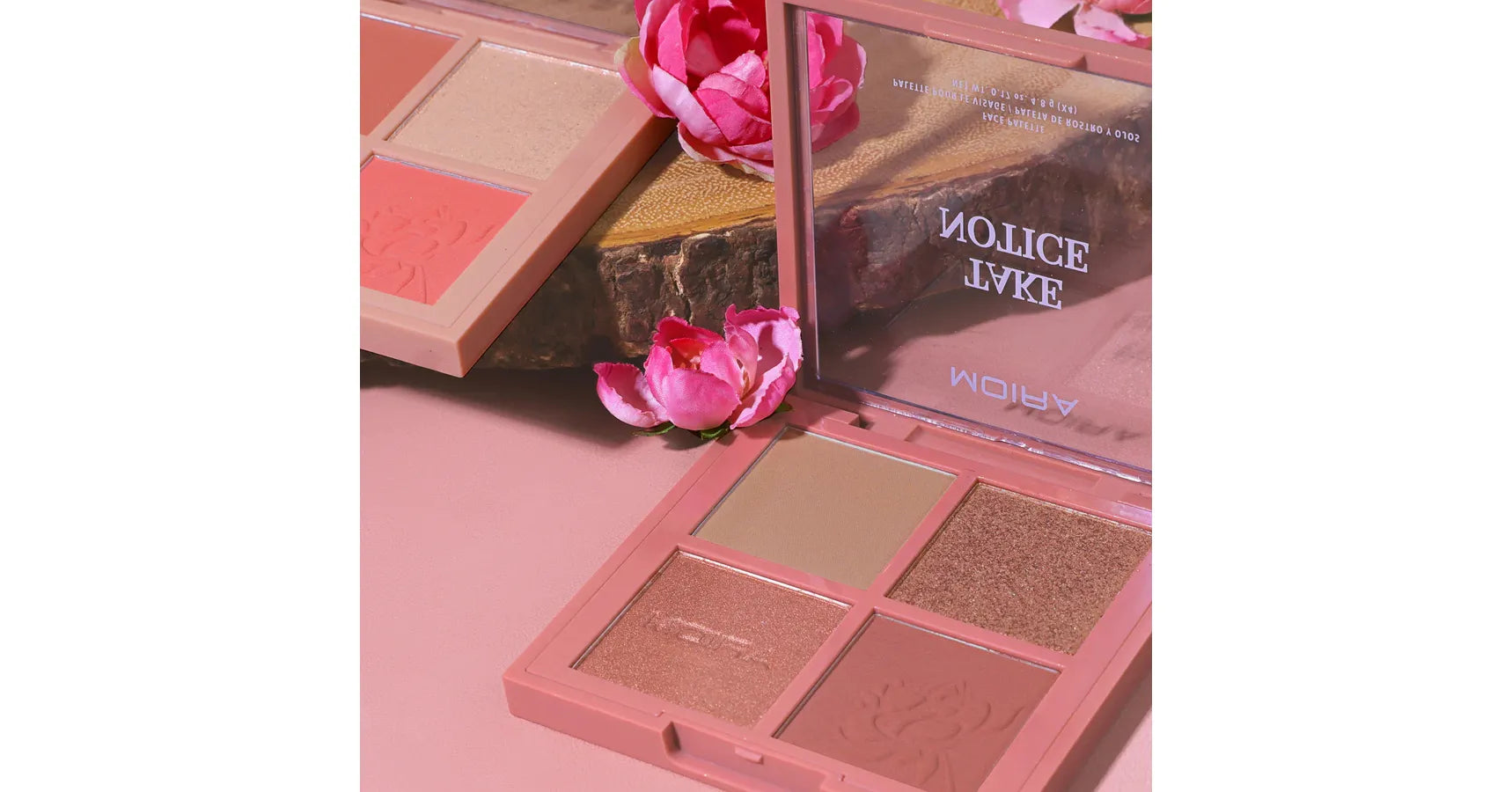 MOIRA Take Notice Face Palette (0.17oz/4.8g x 4 color)