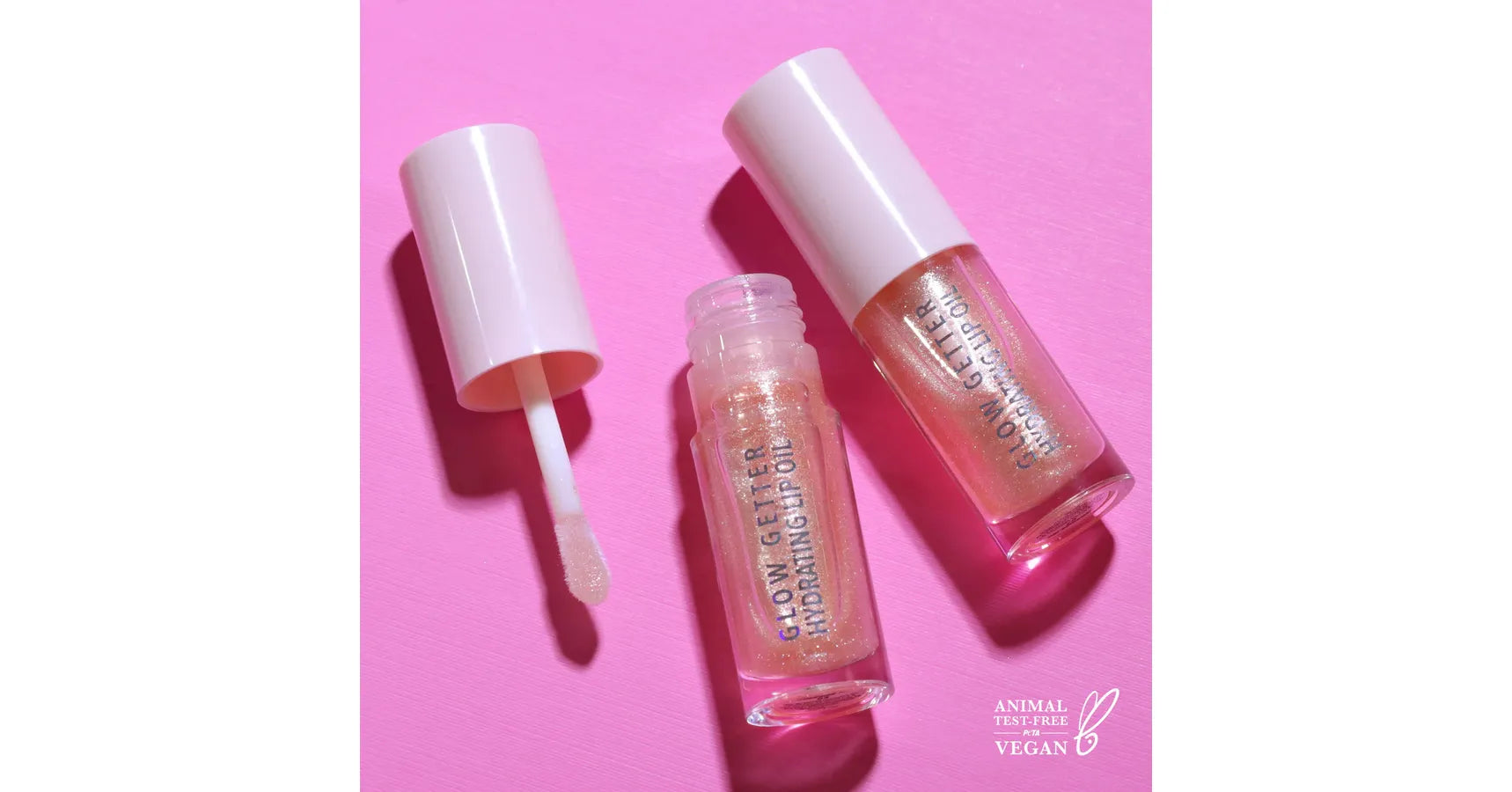 MOIRA Glow Getter Hydrating Lip Oil - Champagne Kiss