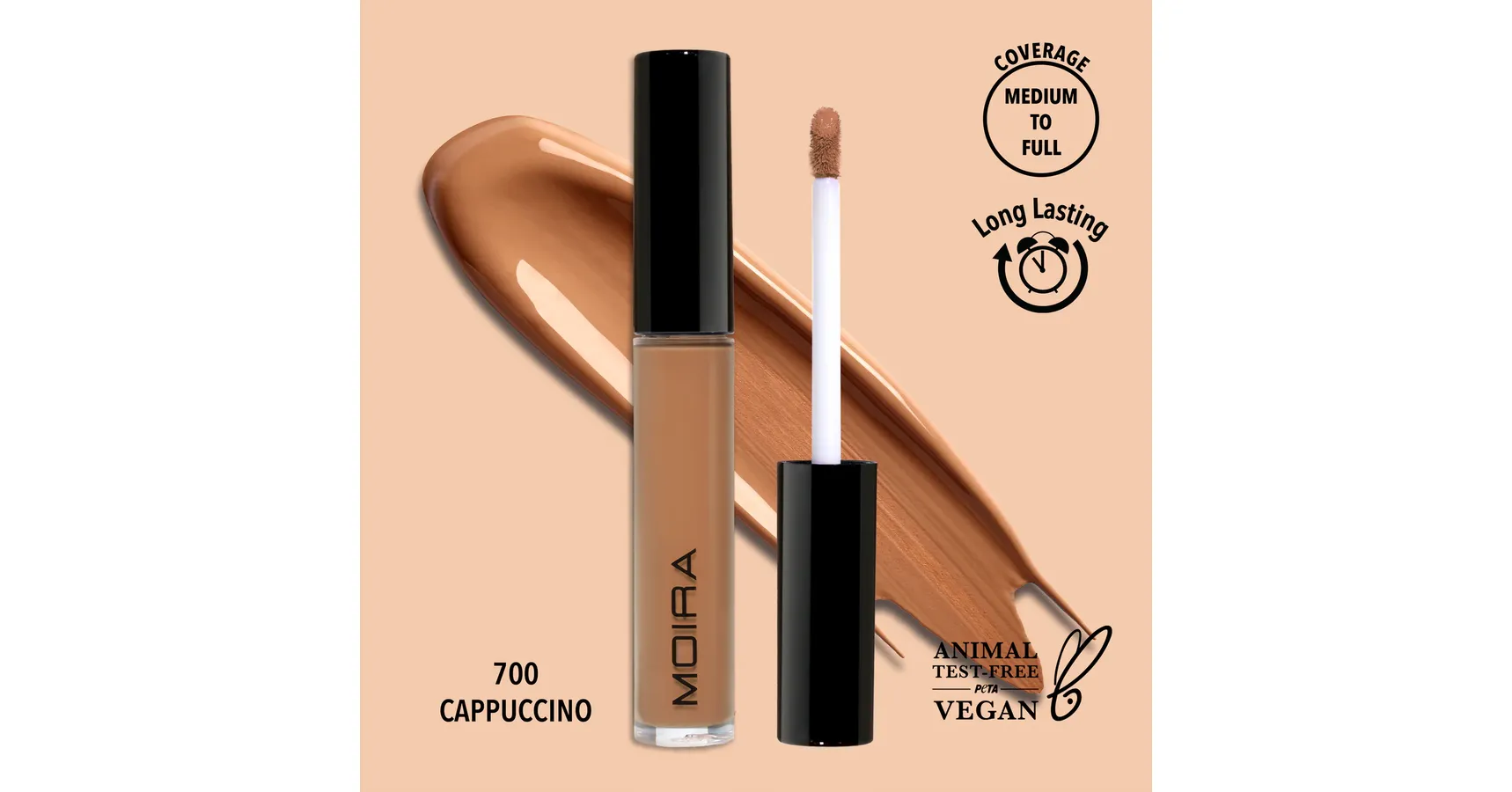MOIRA Lavish Creamy Concealer - Cappuccino