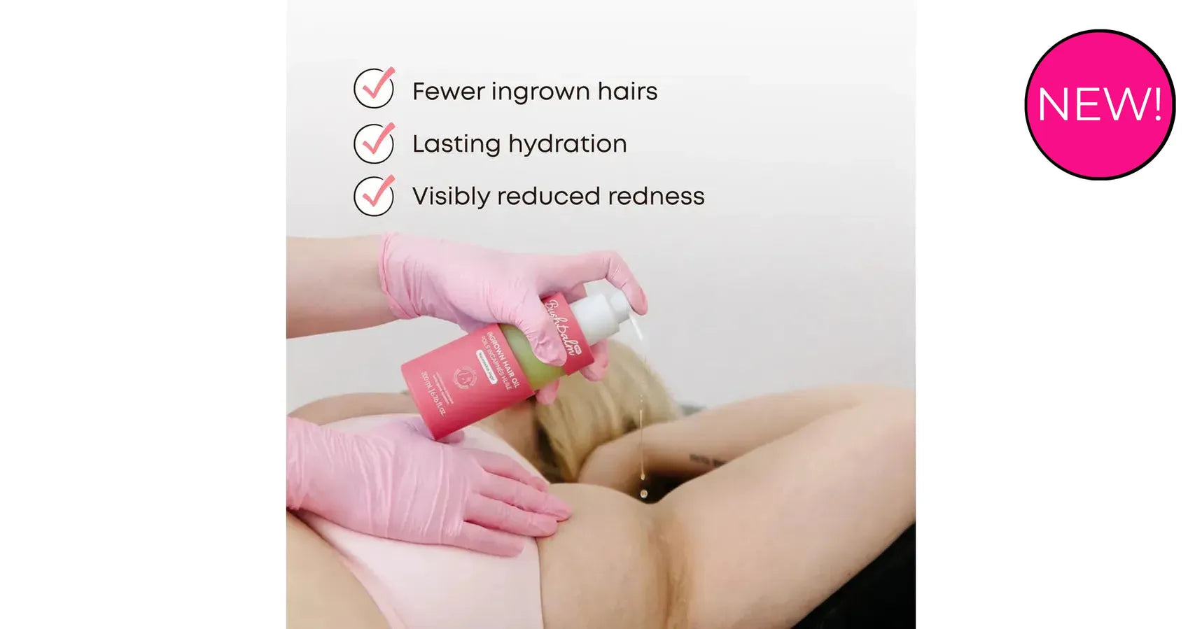 Bushbalm Watermelon Sugar Oil Ingrown Hair - backbar (200ml)