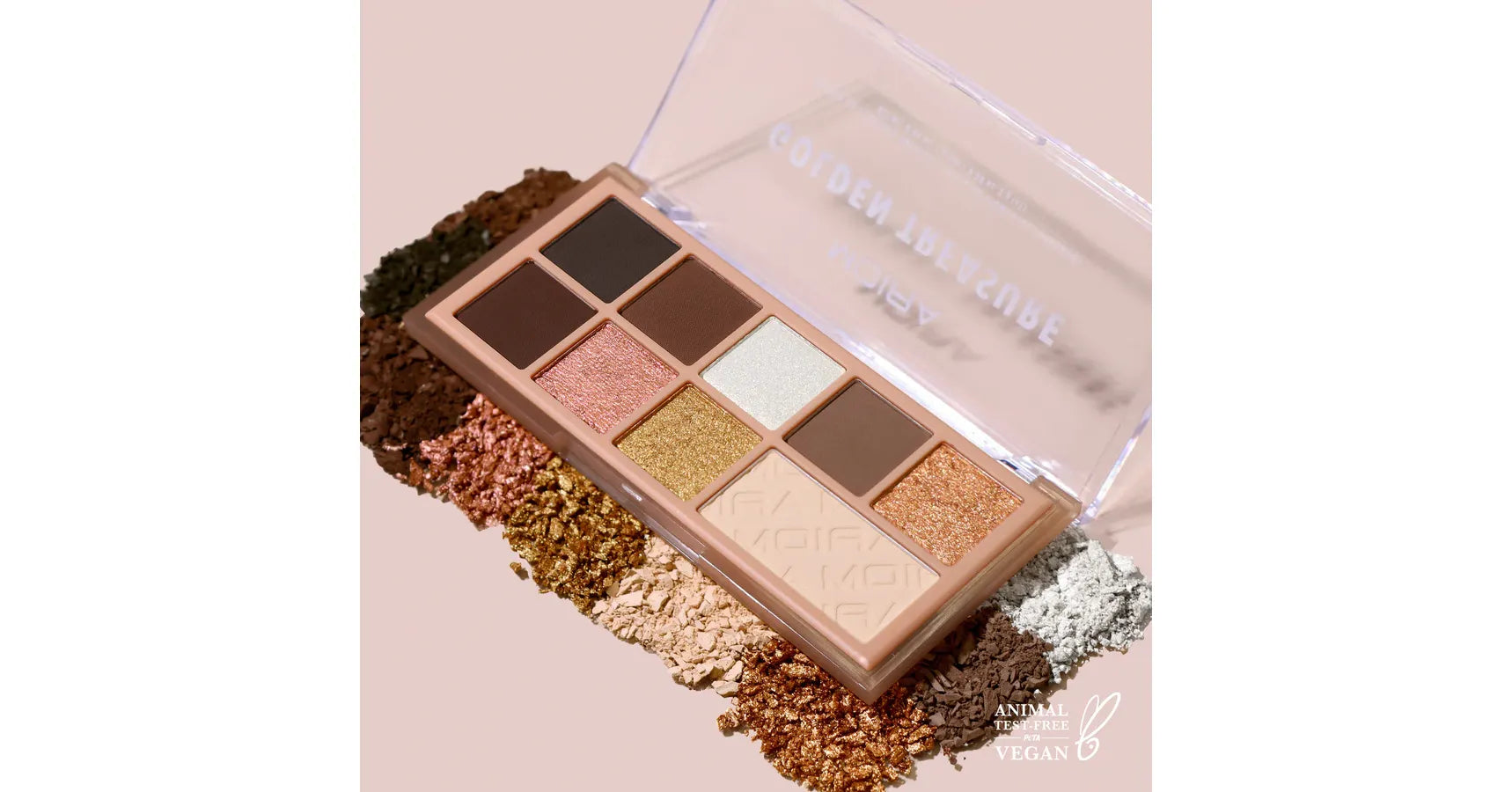 MOIRA Golden Treasure Pressed Pigment Palette