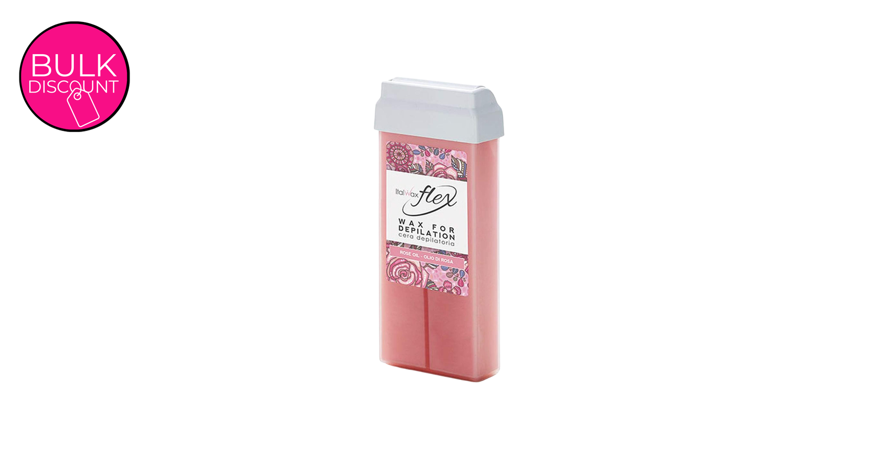 Italwax Flex Rose Oil Large Roller (100ml)