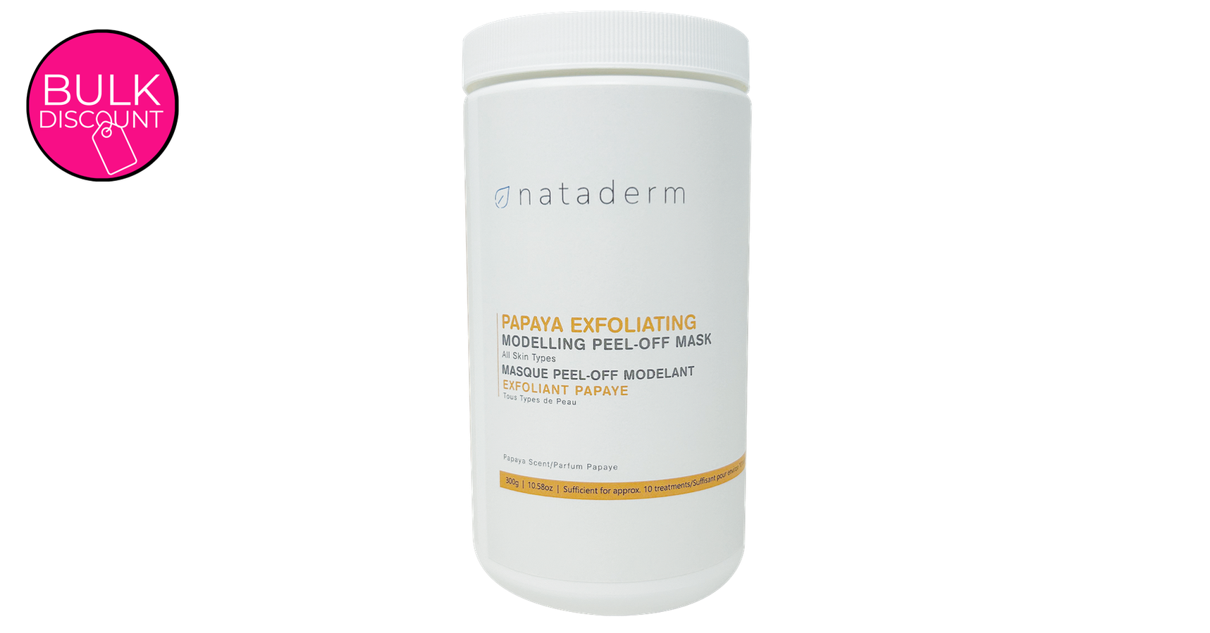 Nataderm Papaya Exfoliating Modelling Peel-Off Mask (300g)