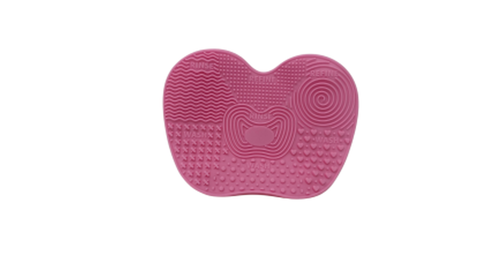 Silicone Brush Cleaning Mat (pink)