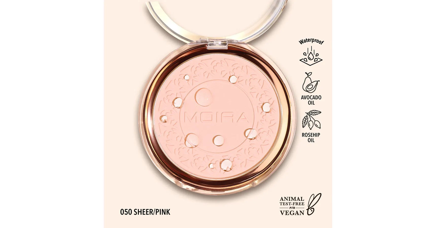 MOIRA Soft Focus Waterproof Setting Powder (0.41oz/11.5g) #050