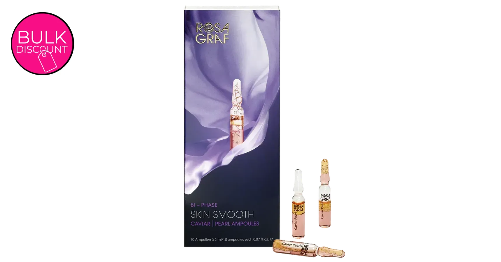 Rosa Graf Bi-Phase Skin Smooth Caviar / Pearl Ampoules (10x2ml)