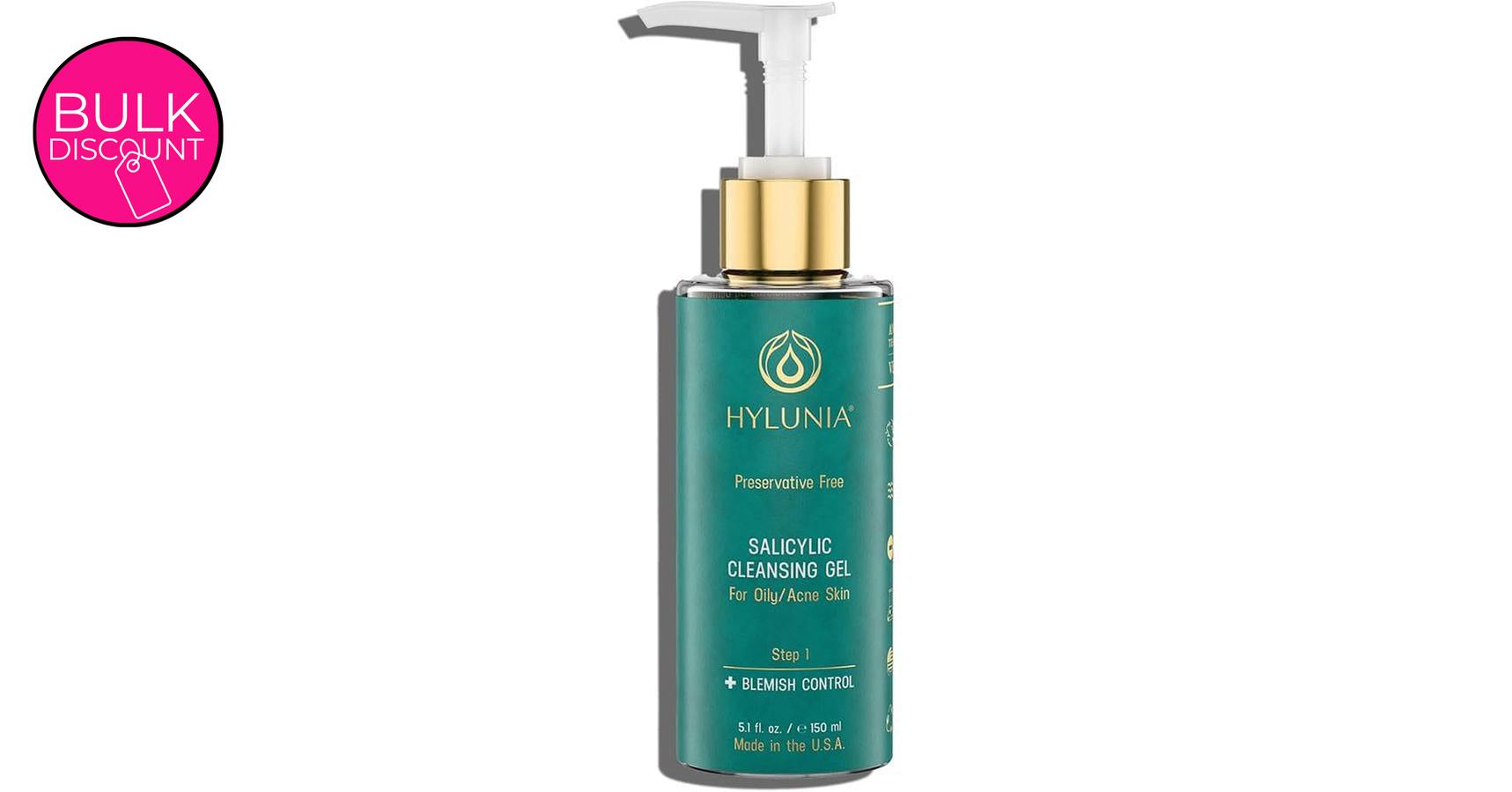 Hylunia Salicylic Facial Cleansing Gel (5.1oz / 150ml)