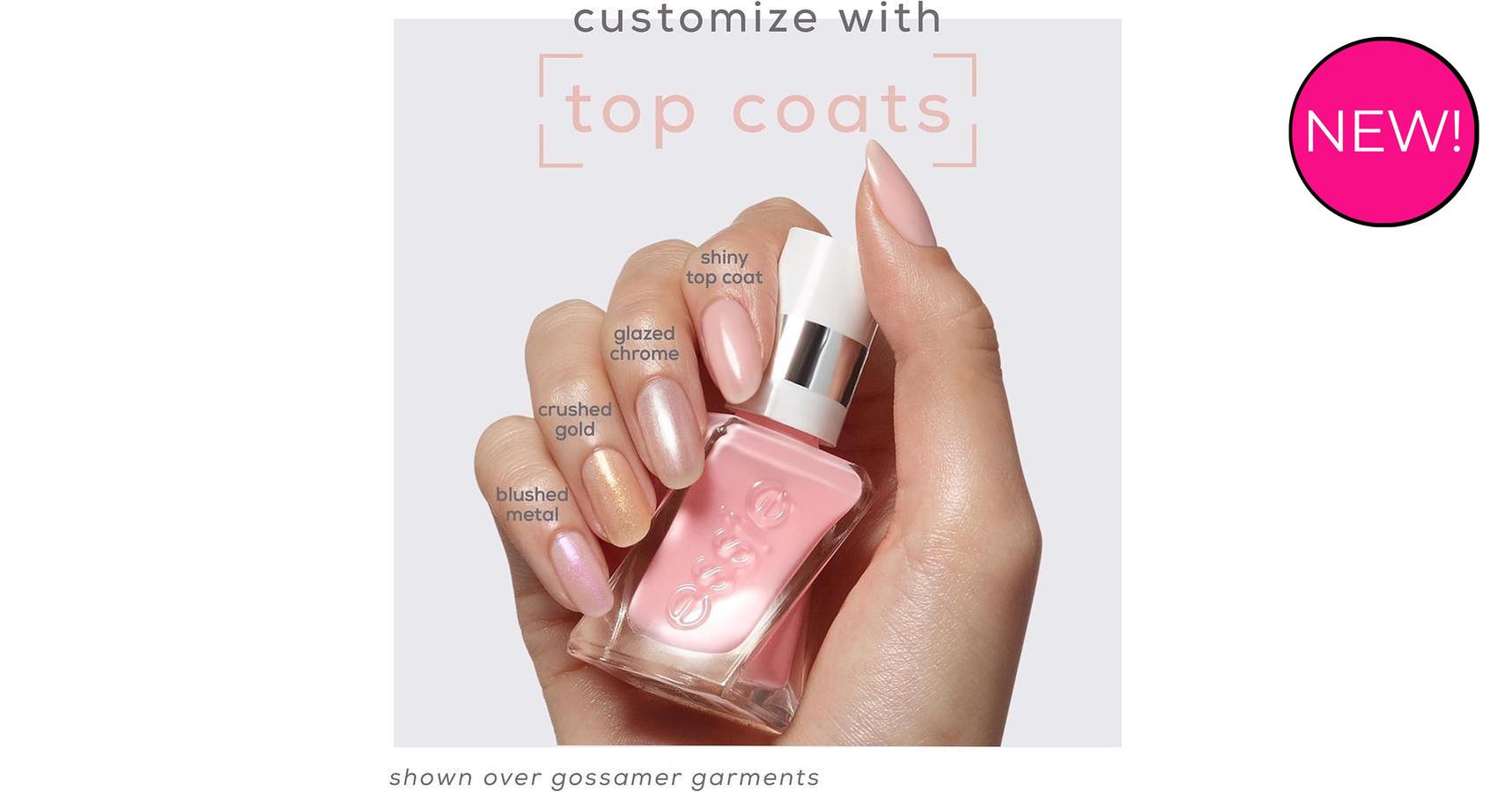 essie couture - top coat blushed metal (13.5ml)