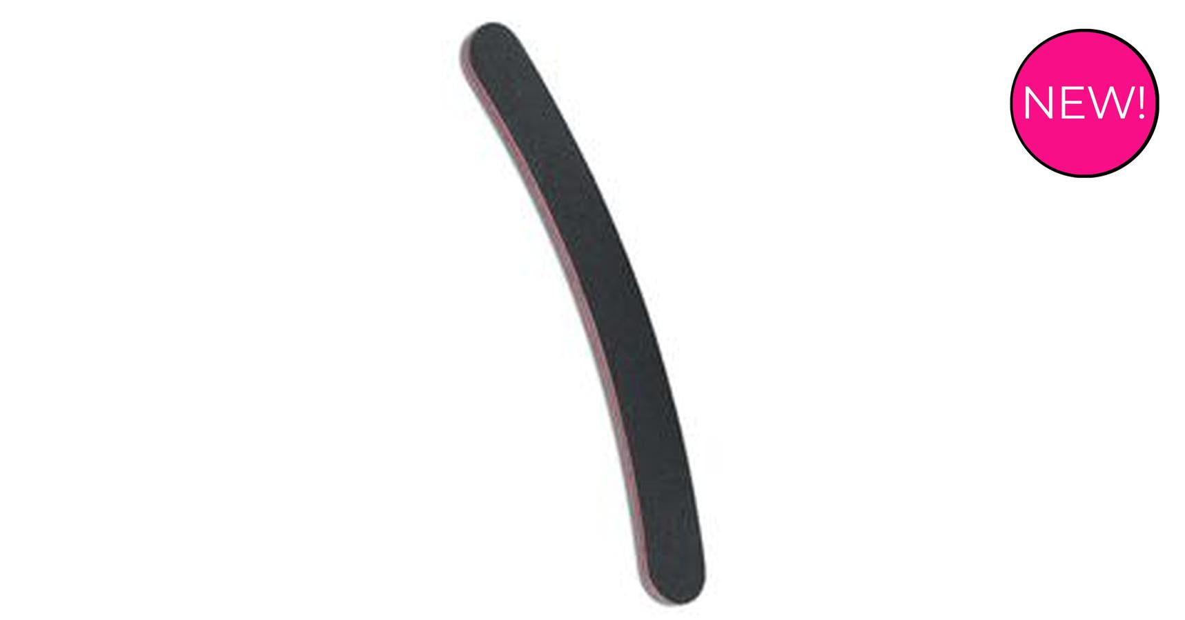 Silkline DP-7C Hygienic boomerang zebra file (100/180 grit) - Curved